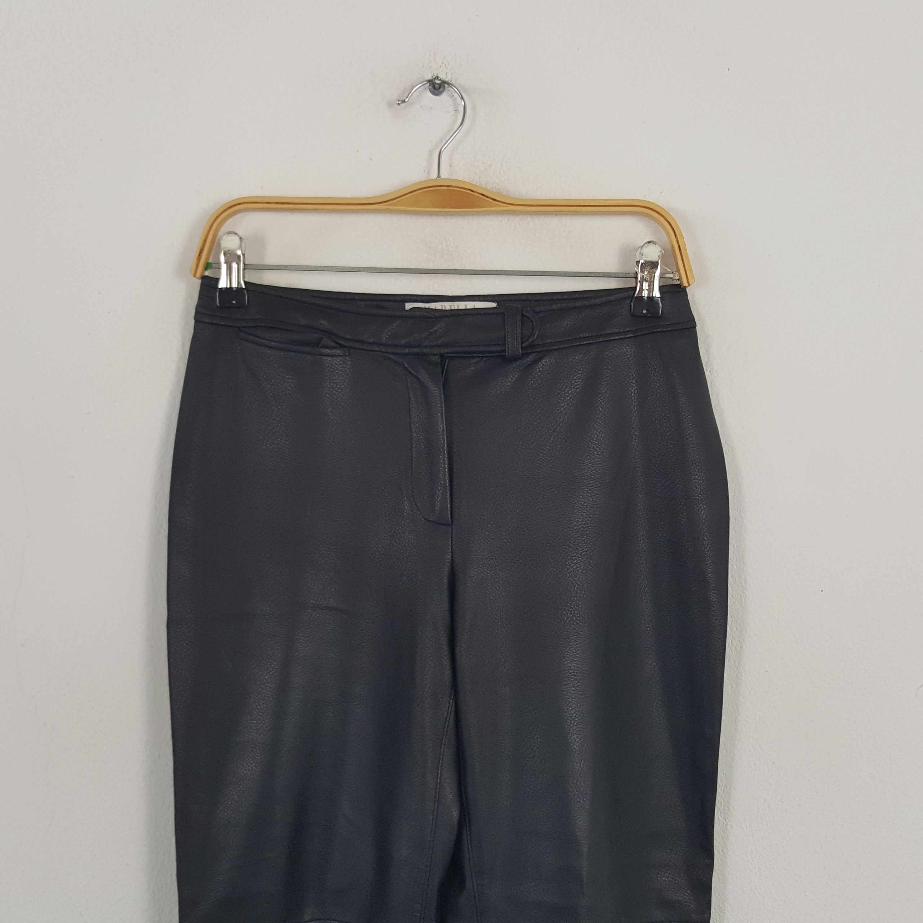 Marella × Vintage Vintage Marella Tricot Italian Brand Leather Pants Size 28" / US 6 / IT 42 - 2 Thumbnail