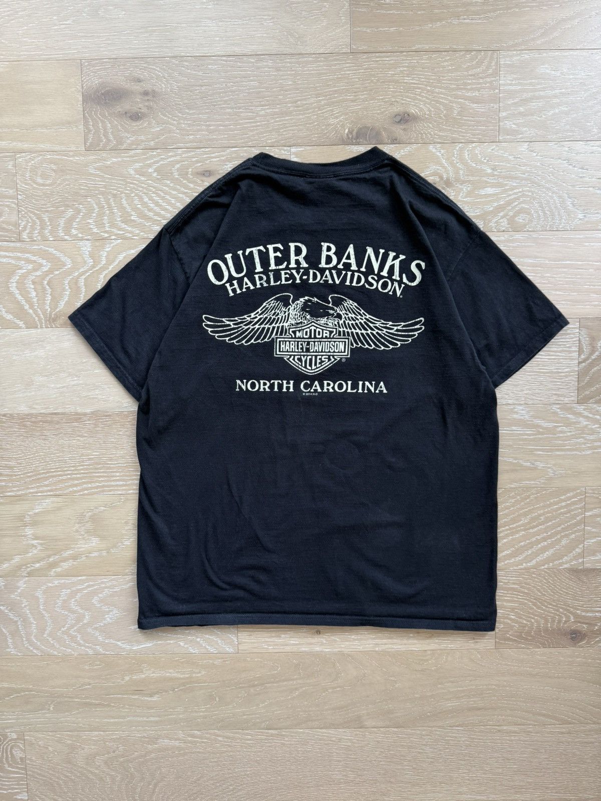 Harley Davidson 2014 Harley Davidson Outer Banks Eagle Wings shirt Size US L / EU 52-54 / 3 - 1 Thumbnail