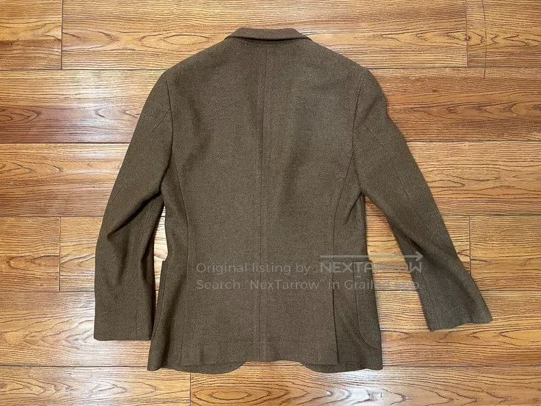 Brunello Cucinelli Brunello Cucinelli Men's Brown Suit Jacket, Collar Stand a Size 46L - 2 Thumbnail