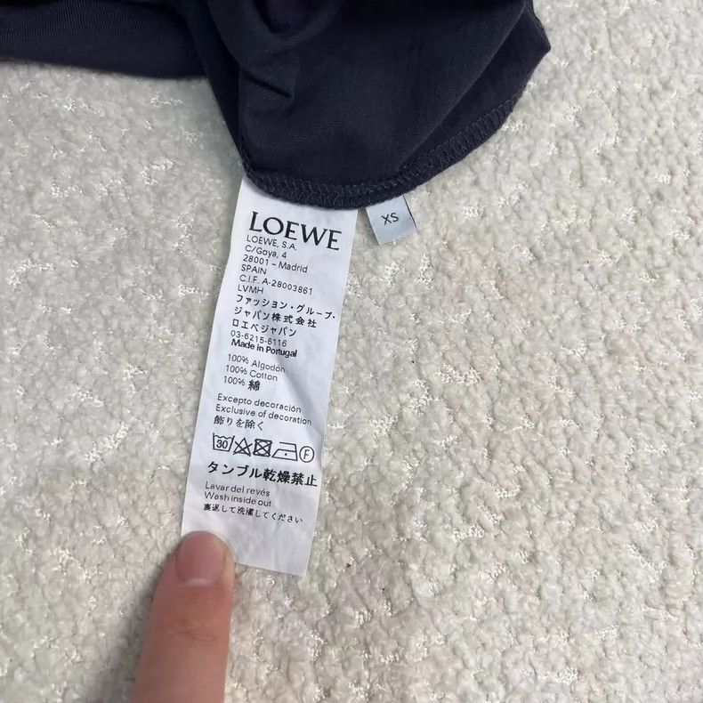 Loewe LOEWE Dark blue embroidered Logo short sleeve Size XS / US 0-2 / IT 36-38 - 6 Thumbnail
