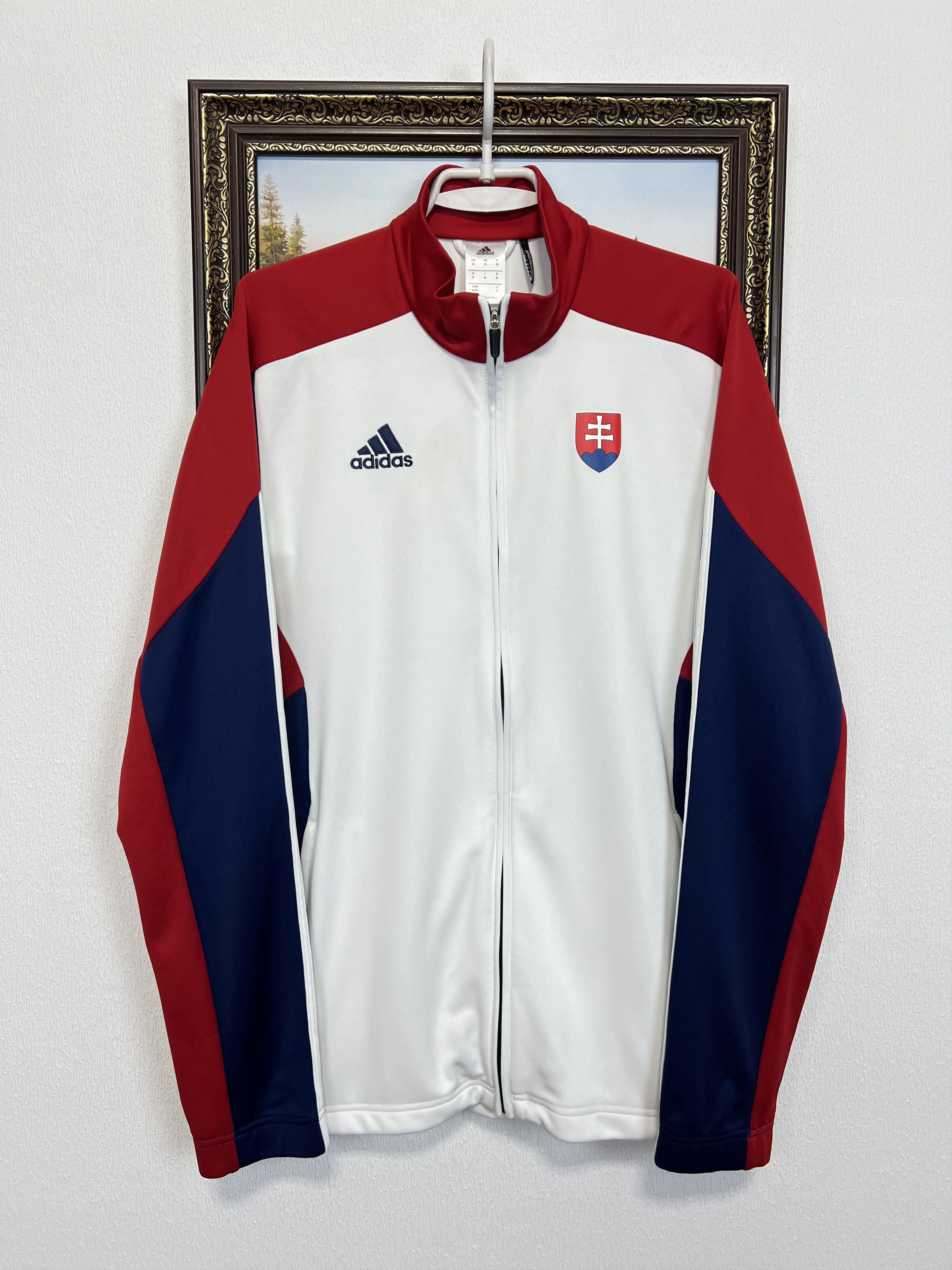 Adidas Slovakia Football Jacket Soccer Track Top National Rare Size US M / EU 48-50 / 2 - 1 Thumbnail