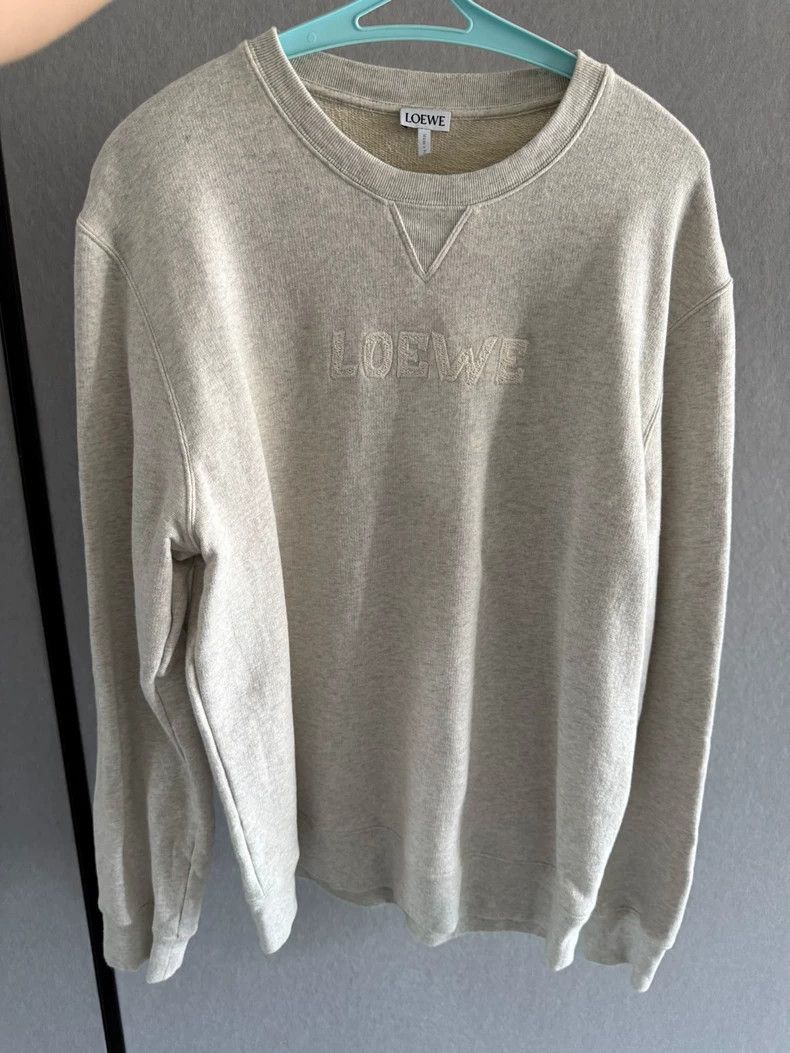 Loewe LOEWE Letter logo embroidered hoodie Size M / US 6-8 / IT 42-44 - 1 Thumbnail
