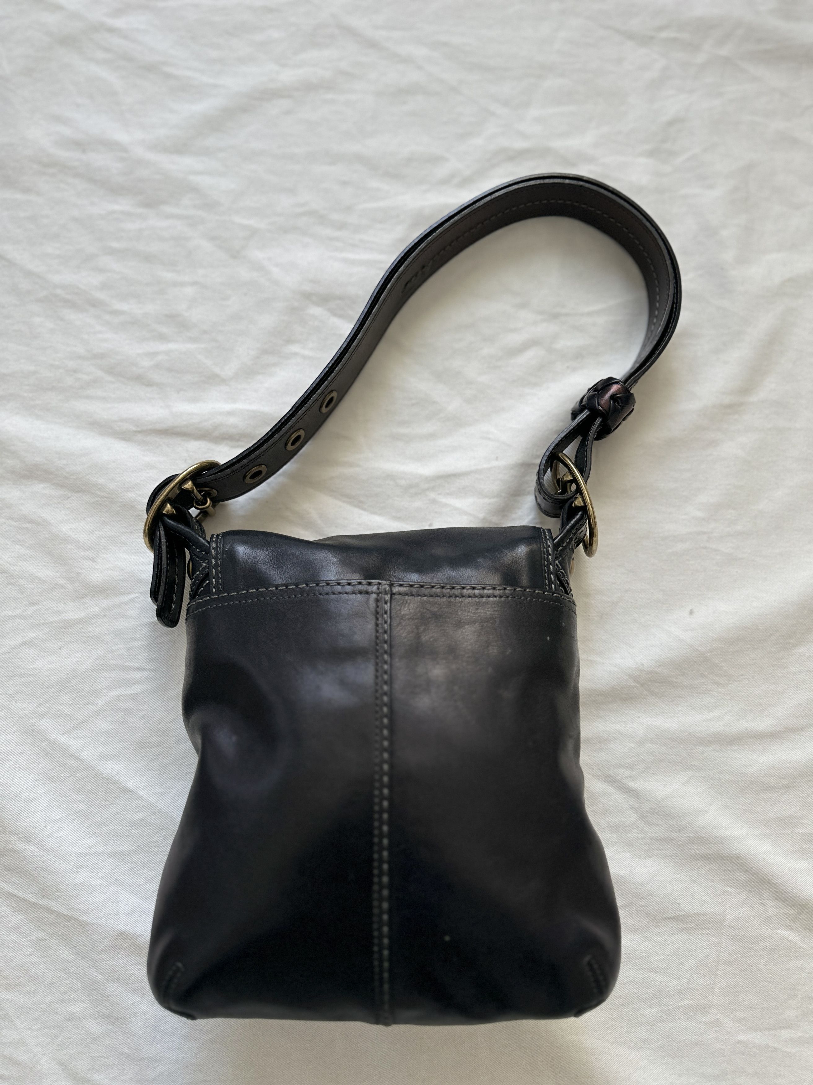 Coach COACH BLACK LEATHER FRONT BUCKLE Size ONE SIZE - 8 Thumbnail