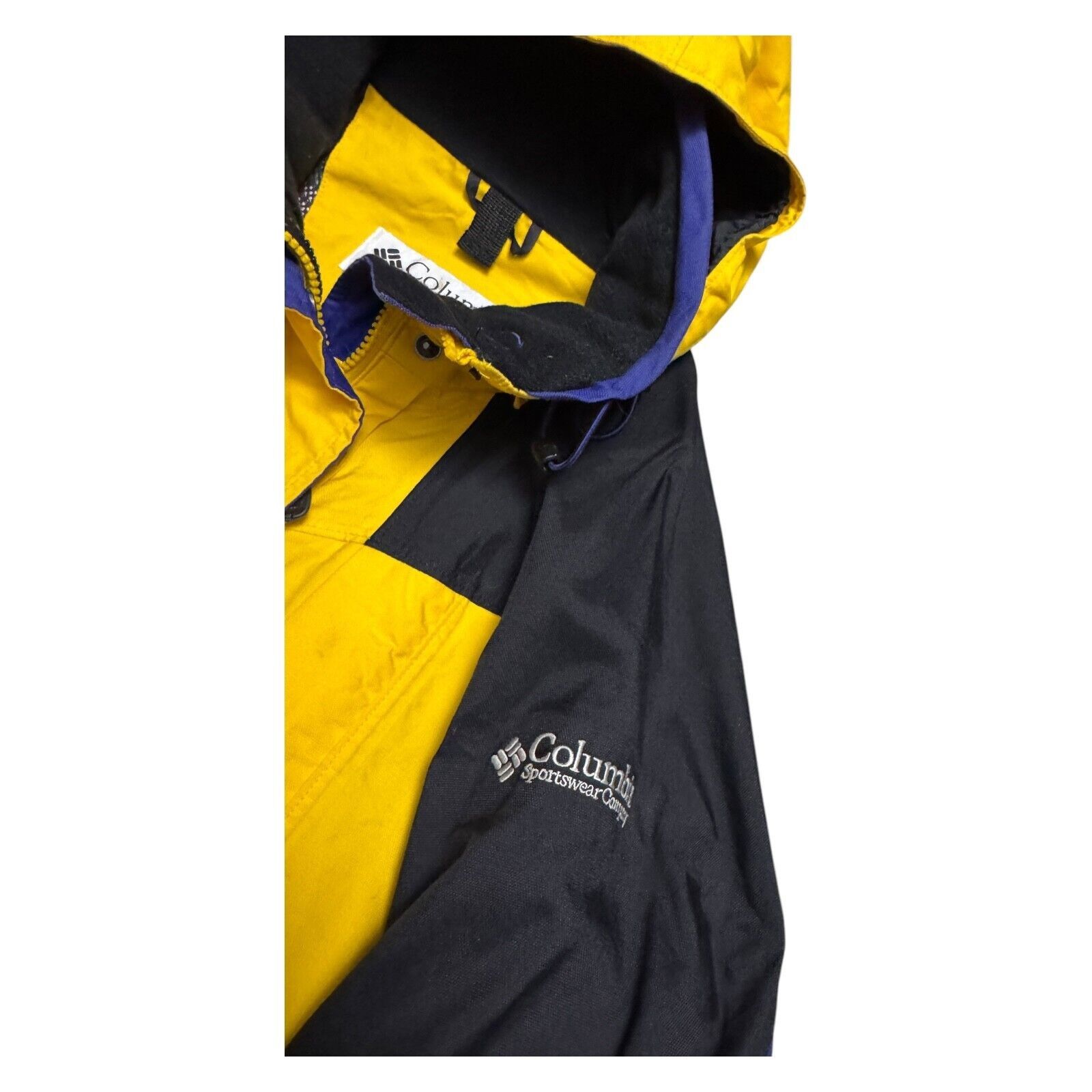 Columbia VINTAGE COLUMBIA Y2K Yellow Windbreaker Ski Jacket Medium Size M / US 6-8 / IT 42-44 - 4 Thumbnail