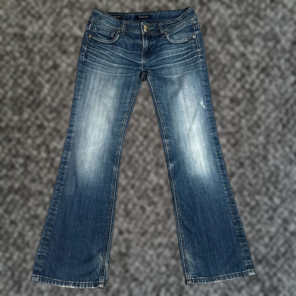 Vintage VINTAGE Vigoss Women’s Bootcut Jeans Size 7/8 Blue Distressed Y2K Slay 2000s Size 28" / US 6 / IT 42 - 1 Thumbnail