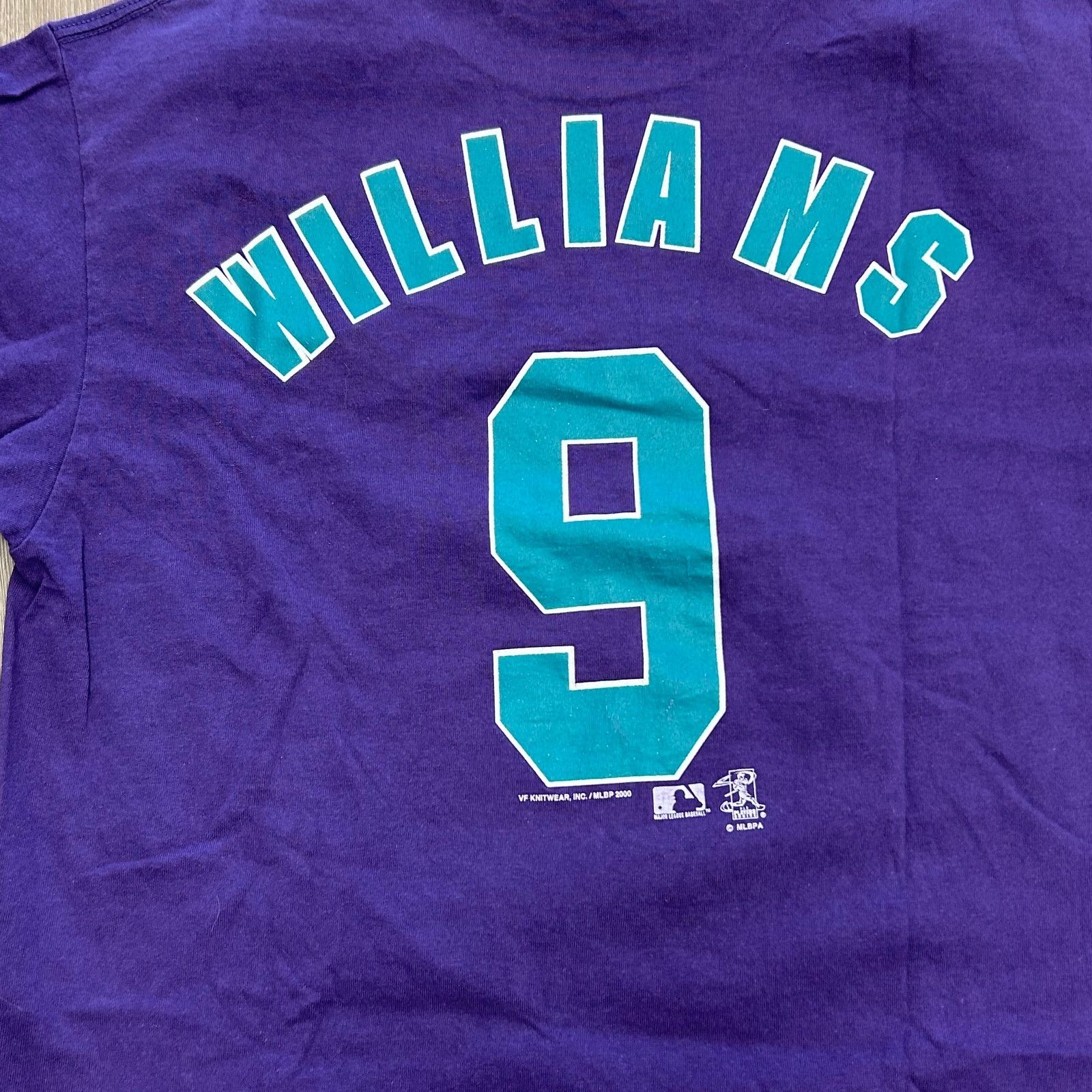 Vintage Vintage 2000 Arizona Diamond Backs Purple Williams #9 Tee Size US L / EU 52-54 / 3 - 8 Thumbnail