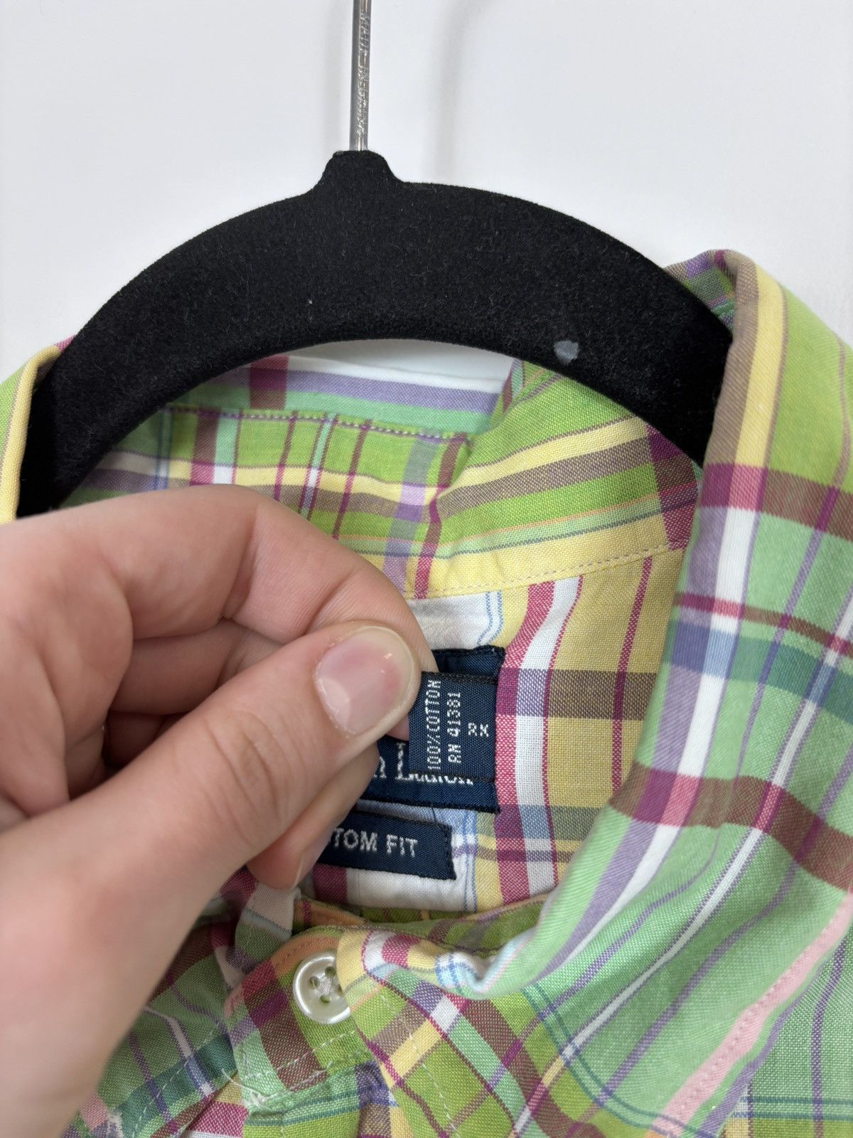 Polo Ralph Lauren Polo Ralph Lauren Vintage Men’s Check Short Sleeve Shirt Size US L / EU 52-54 / 3 - 11 Thumbnail