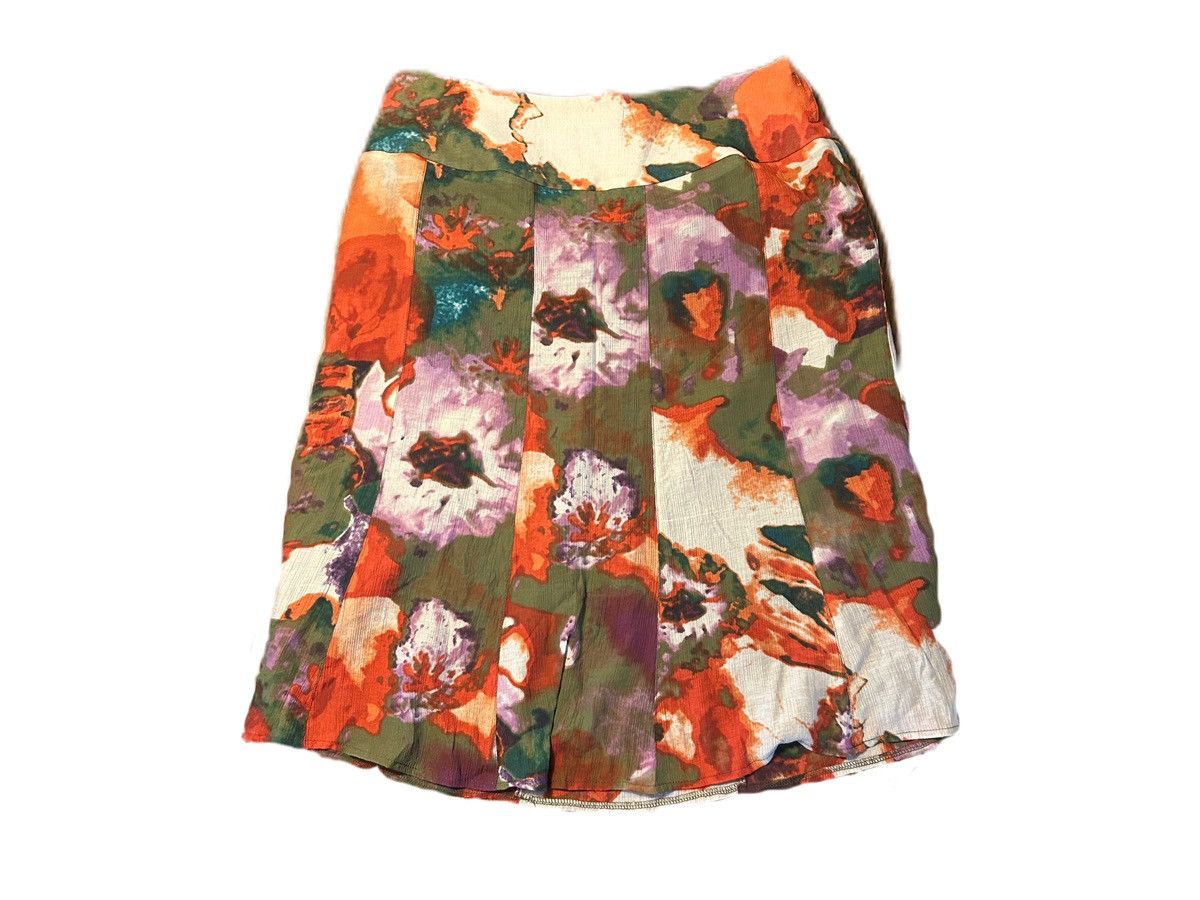 Vintage Vintage xxl Floral Skirt Size 32" / US 10 / IT 46 - 1 Thumbnail
