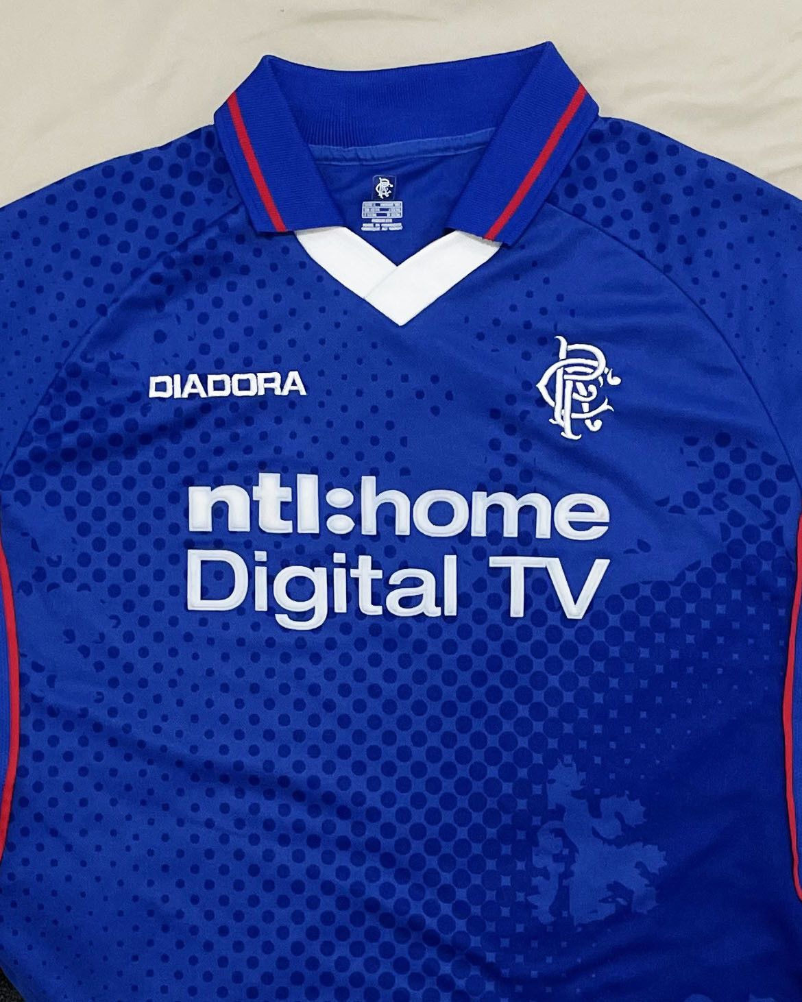 Diadora Rangers Home Kit 2002 2003 Size US L / EU 52-54 / 3 - 3 Thumbnail