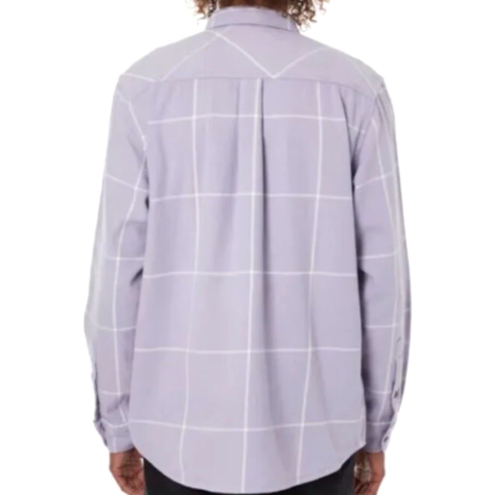Katin KATIN Monty Flannel Shirt Lavender XL Men’s Button-Down Long Sleeve 100% Cotton Vintage? (if not vintage skip) Size US XL / EU 56 / 4 - 2 Thumbnail