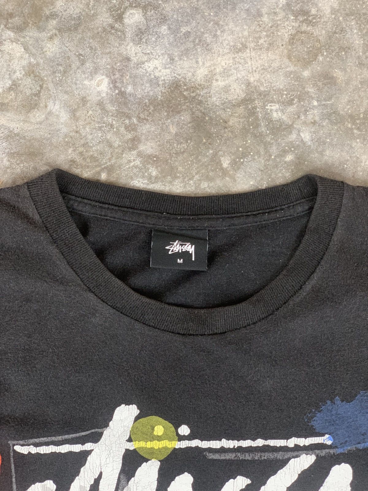 Stussy Vintage Stussy x Basquiat Spellout Tshirt Size US M / EU 48-50 / 2 - 3 Thumbnail