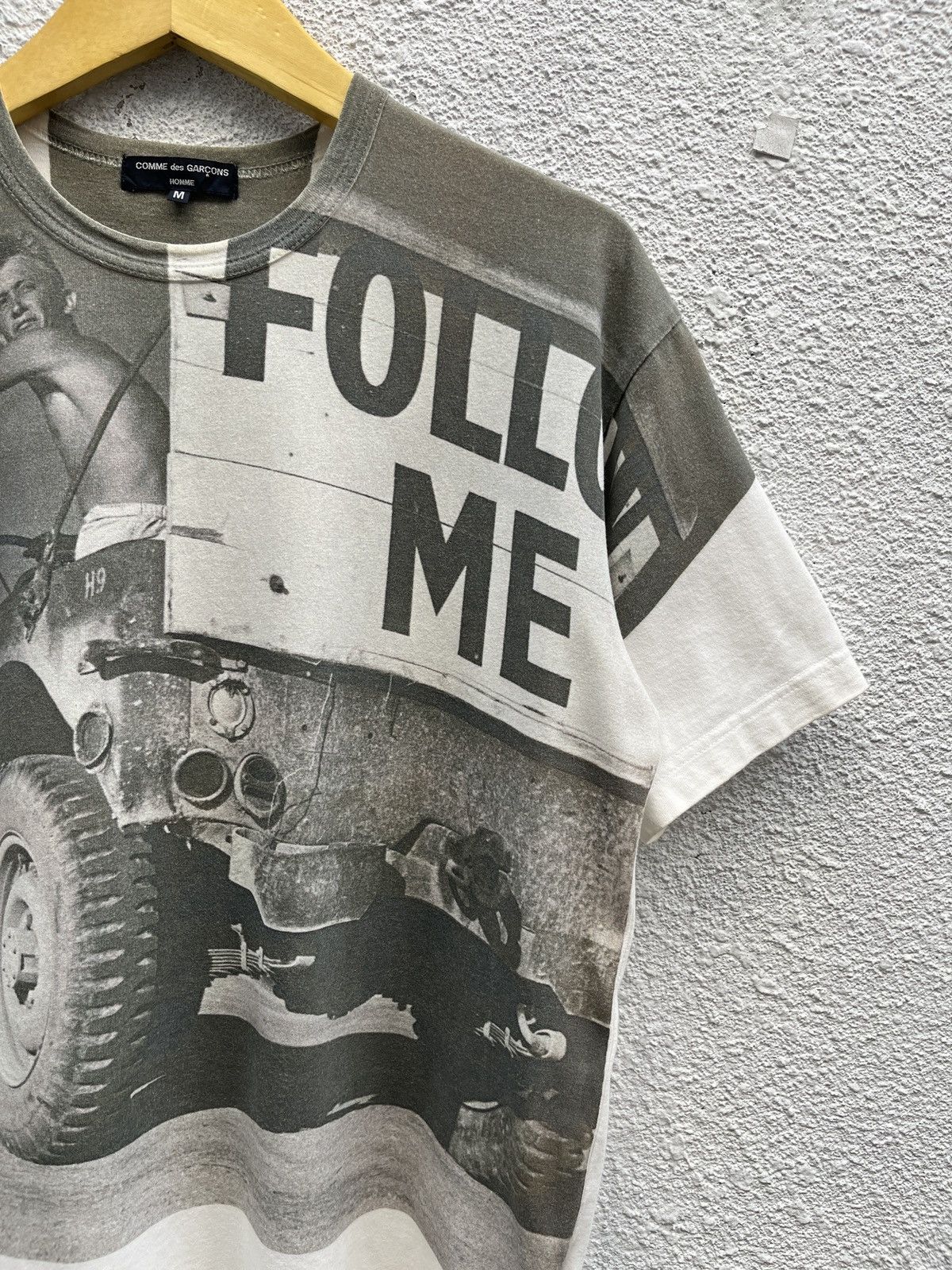 Comme des Garcons Homme AD2015 CDG Homme “Follow Me” Printed Tshirt Size US M / EU 48-50 / 2 - 4 Thumbnail