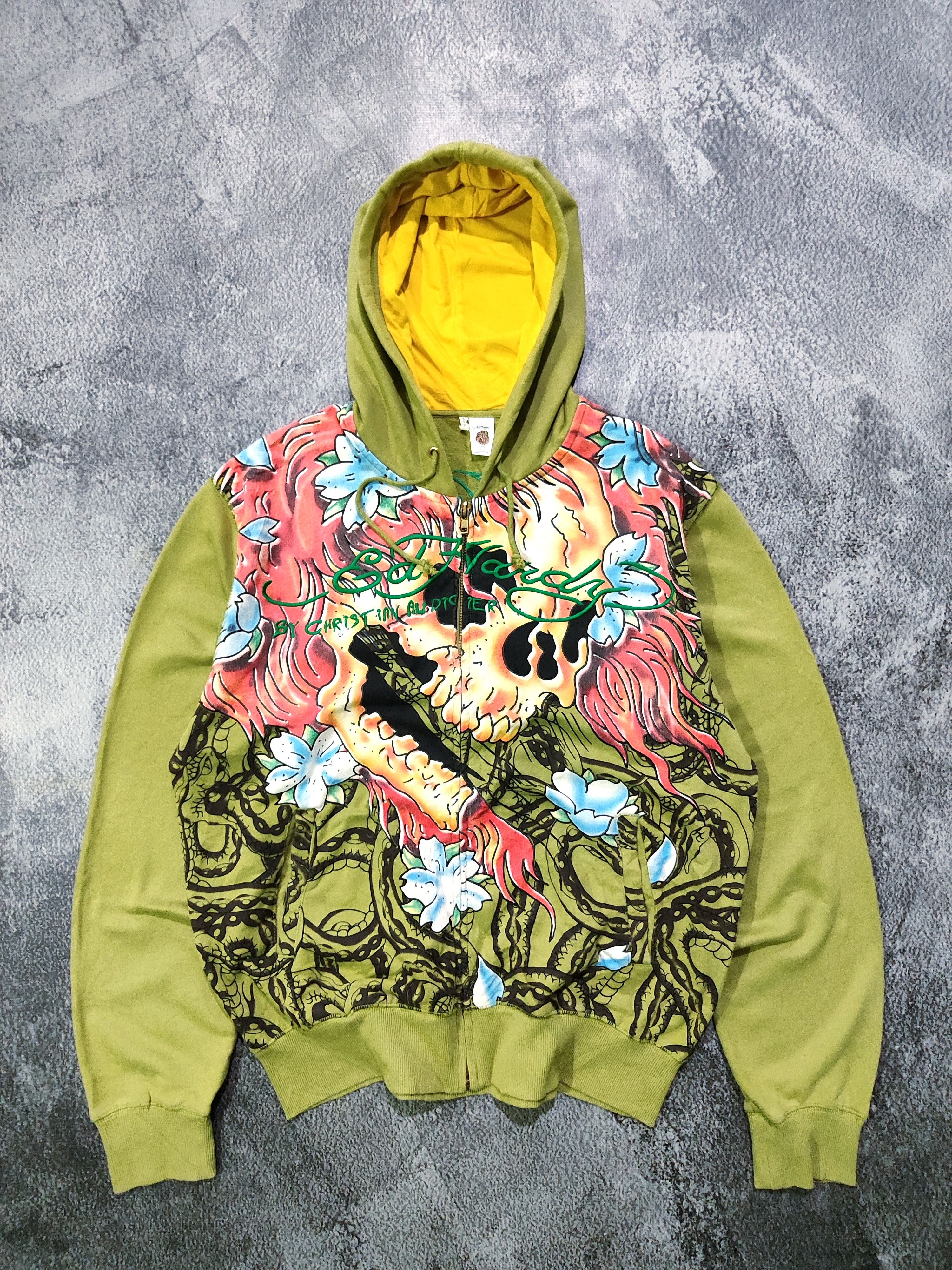 Christian Audigier × Ed Hardy × Japanese Brand Ed Hardy Zip UP