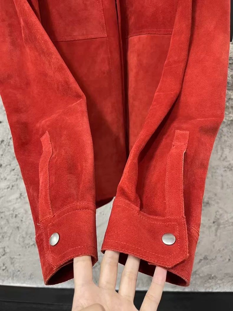 Rick Owens Rick Owens Red Leather Jacket Size US XS / EU 42 / 0 - 5 Thumbnail