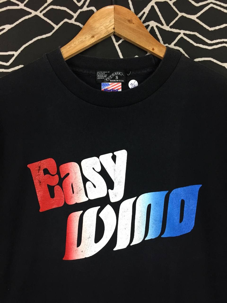 Vintage Vtg 00s Cut Rate Easy Wind Made In Usa Streetwear Skate Tee Size US S / EU 44-46 / 1 - 3 Thumbnail