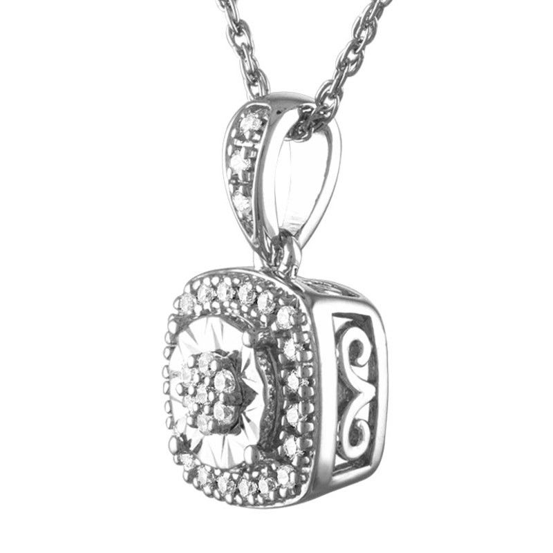 Other 1/10 CTTW Diamond Sterling 18" Pendant • NIB • 40% Off $125 Size ONE SIZE - 3 Thumbnail