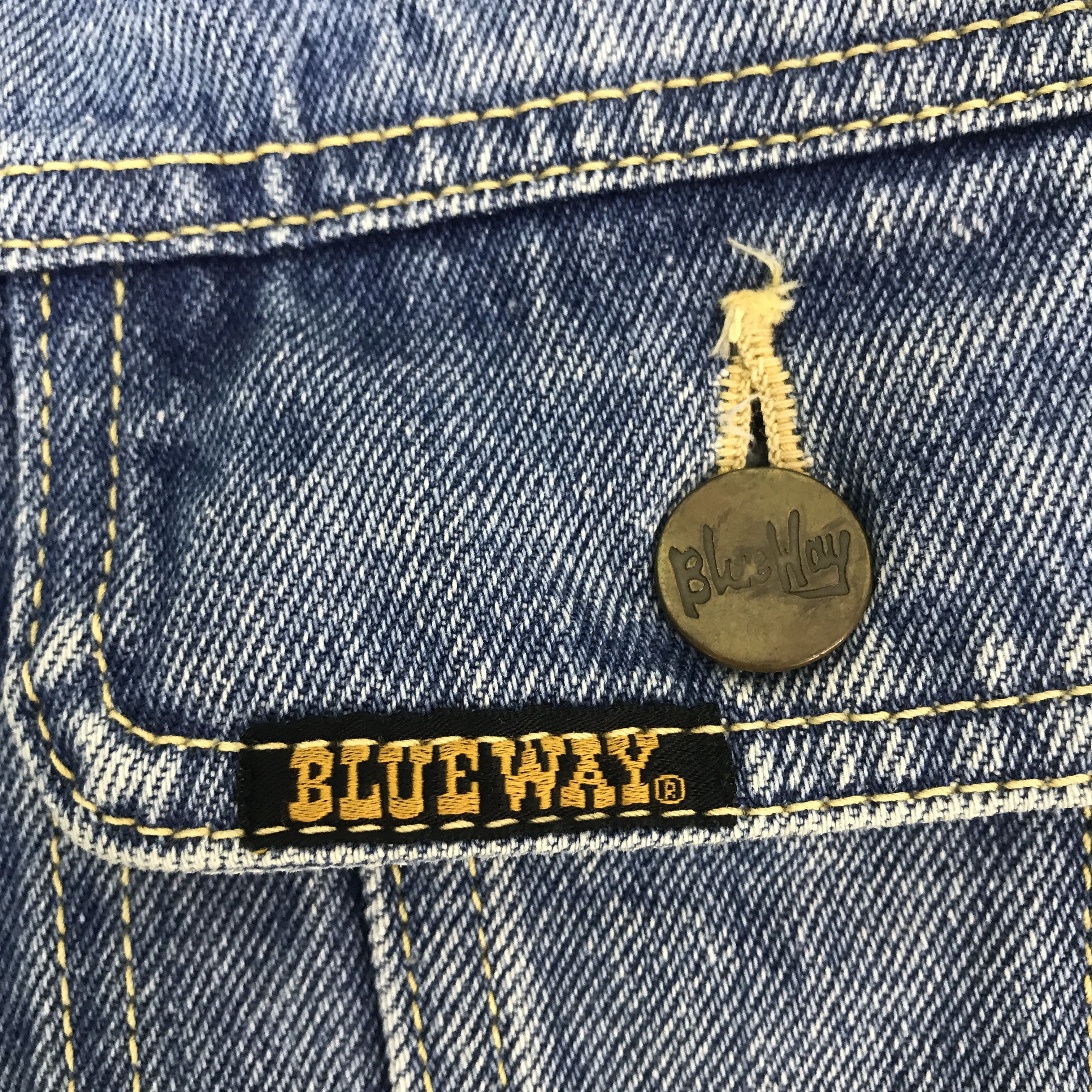 Japanese Brand vintage Blue Way Tracker denim jacket K63B11 Size US M / EU 48-50 / 2 - 9 Thumbnail