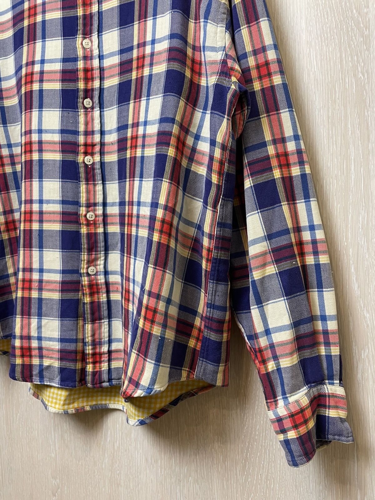 Yves Saint Laurent Vintage Ysl Yves Saint Laurent Flannel Shirt Size US L / EU 52-54 / 3 - 5 Thumbnail