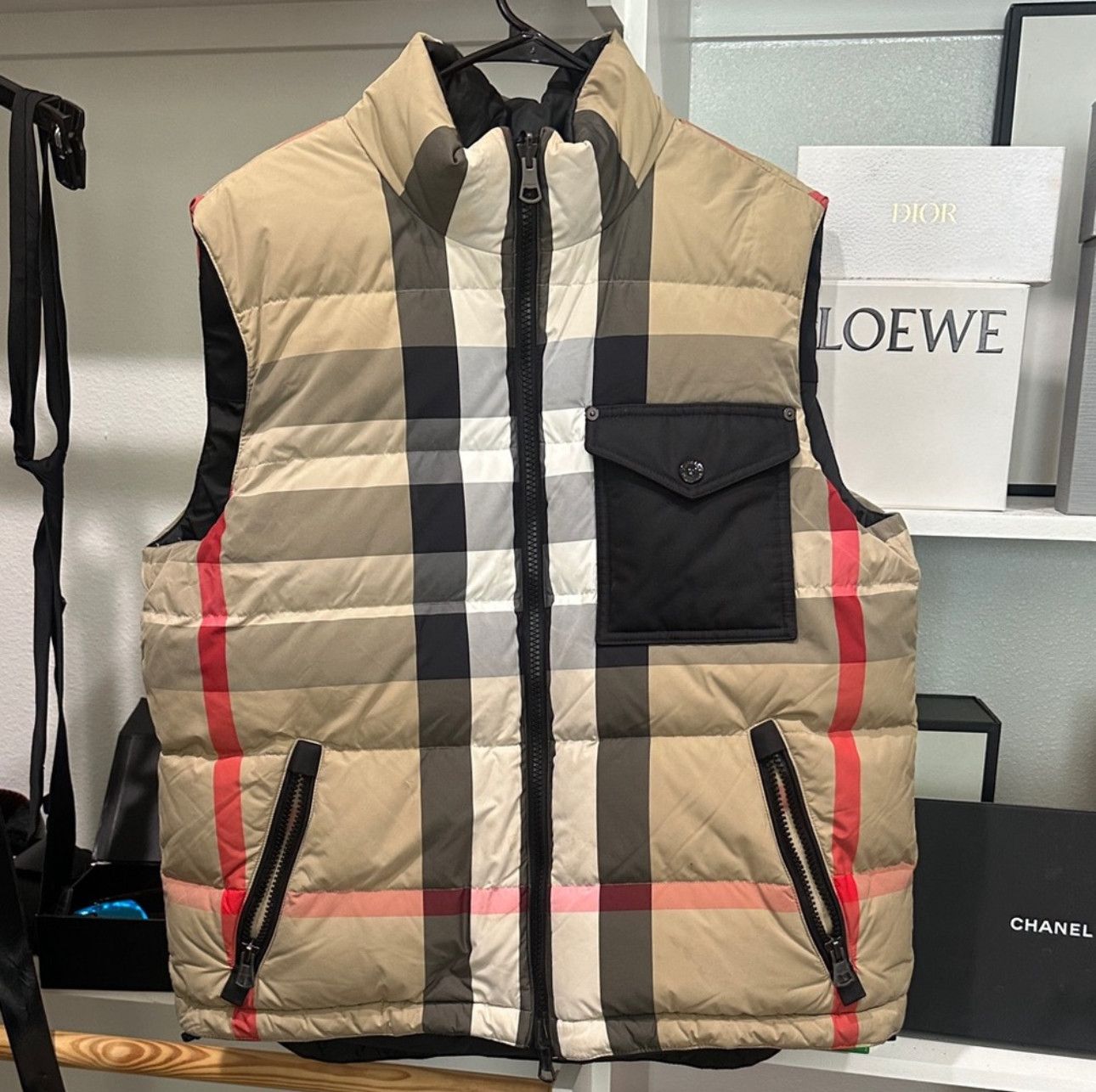 Burberry Burberry Plaid Vest Size US L / EU 52-54 / 3 - 4 Thumbnail