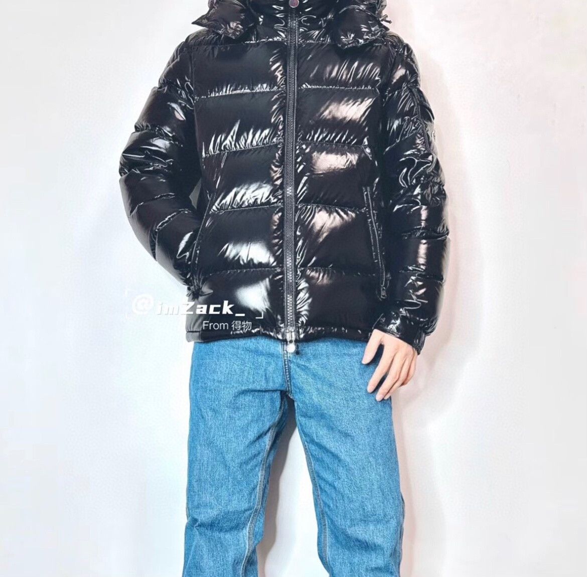 Moncler sleek black Moncler Maya down jacket Size US L / EU 52-54 / 3 - 8 Thumbnail