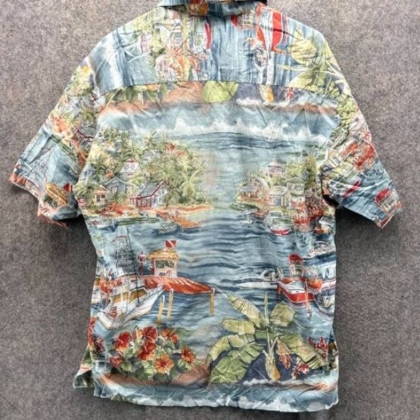 ALOHAS VINTAGE Kahala Shirt Mens Large Blue Button-Down Hawaiian Lawn AOP Aloha Beach Kahala Shirt Mens Large Blue Button-Down Hawaiian Theme Hawaiian 90s? Size US L / EU 52-54 / 3 - 2 Thumbnail