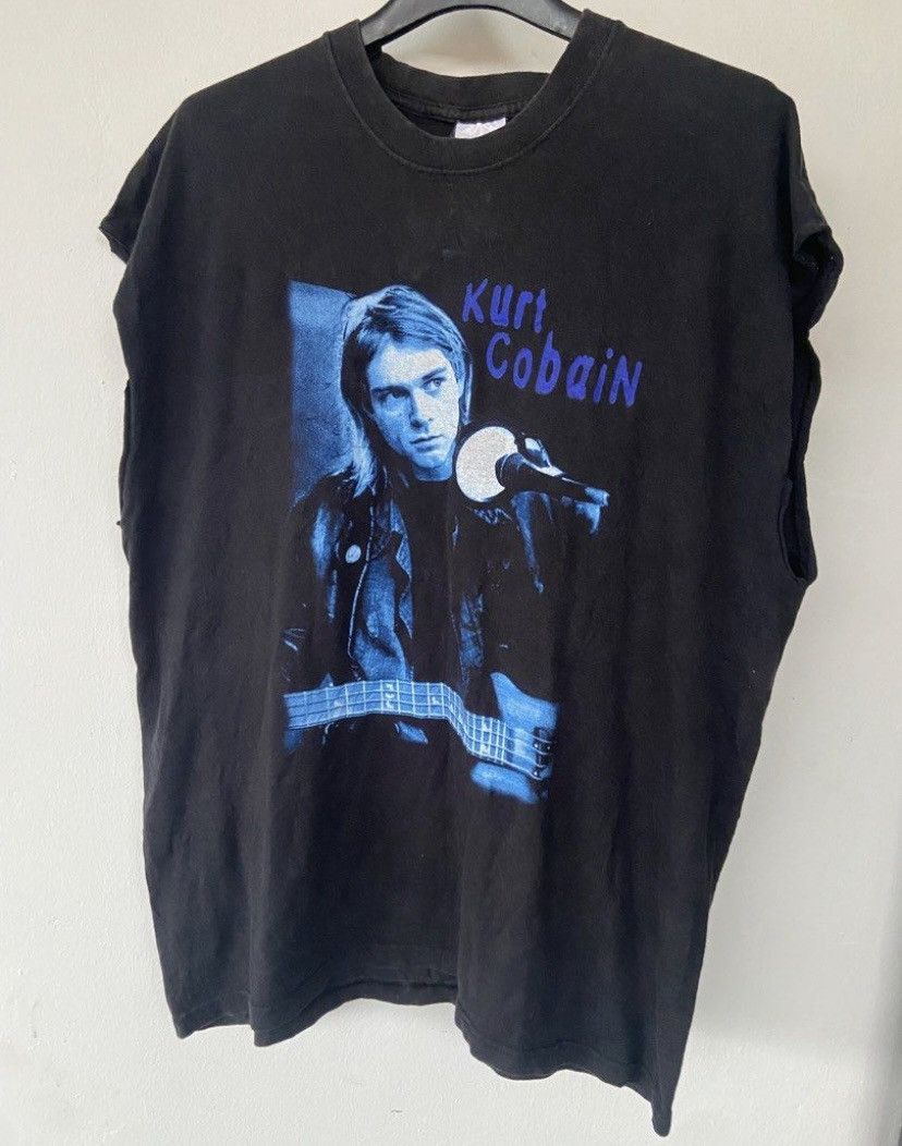 Band Tees × Vintage Kurt Cobain 2003 The End Of Music sleeveless Tshirt Size US XL / EU 56 / 4 - 1 Thumbnail