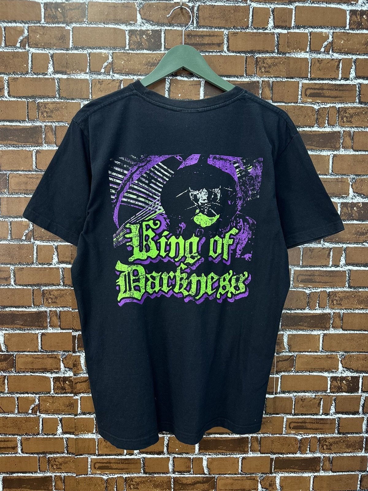 WWE NJPW King of Darkness Back Heat Tshirt A934 Size US L / EU 52-54 / 3 - 2 Thumbnail