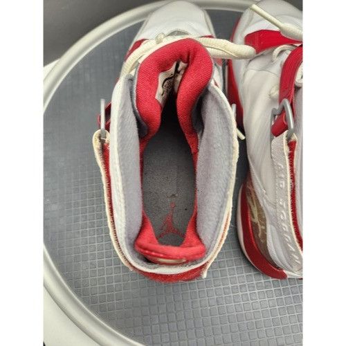 Jordan Brand Air Jordan mens 11.5 Retro 8.0 Retro White Red amazing condi Size US 11.5 / EU 44-45 - 15 Thumbnail