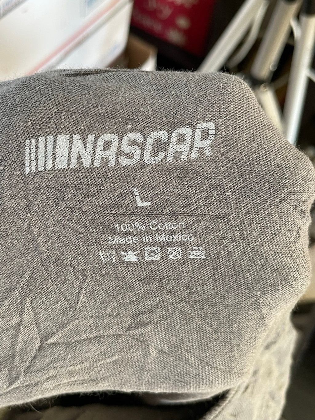 NASCAR Men's NASCAR McDowell Short Sleeve Tee L Gray Size US L / EU 52-54 / 3 - 3 Thumbnail