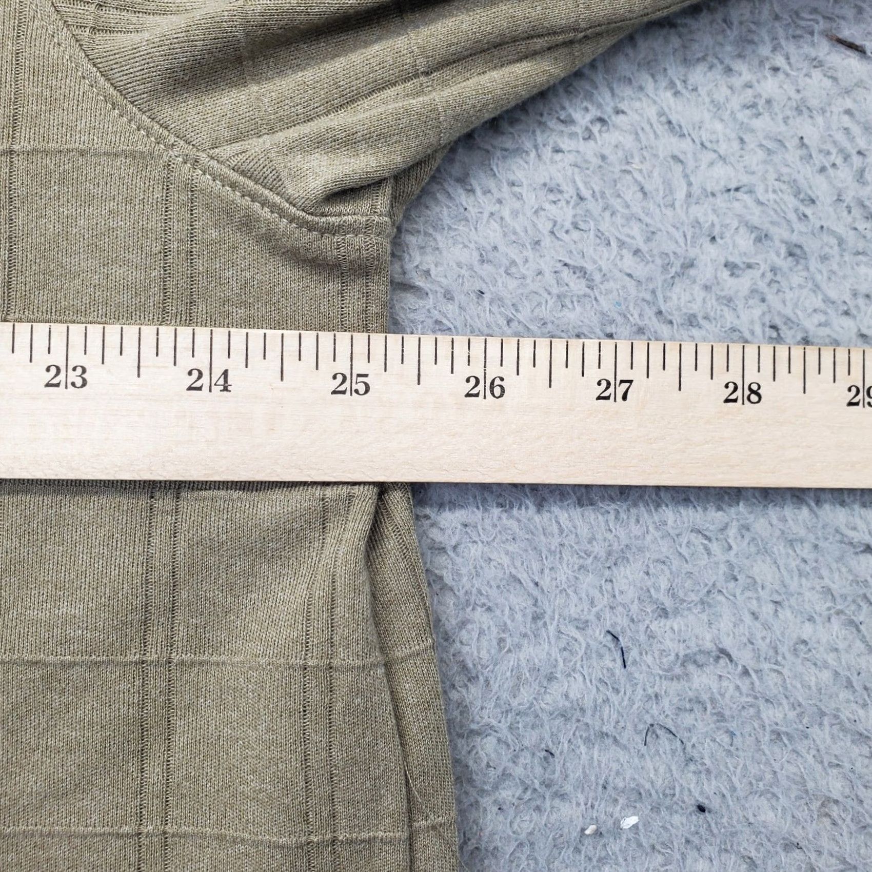 Van Heusen Van Heusen Mens XXL Tan Self Check Raglan Sleeve Collared Popover Polo Sweater Size US XXL / EU 58 / 5 - 5 Thumbnail