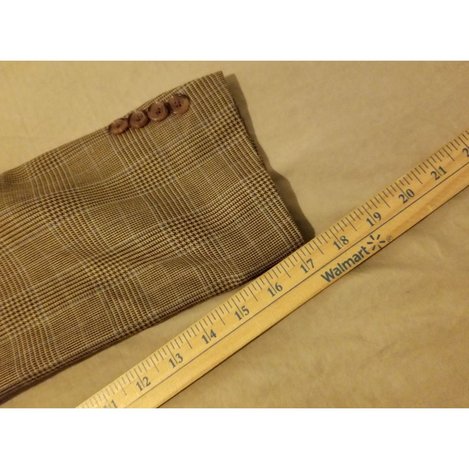 Polo Ralph Lauren Mens Polo Ralph Lauren Wool Silk Sports Jacket Blazer Khaki 42L Size US XL / EU 56 / 4 - 6 Thumbnail