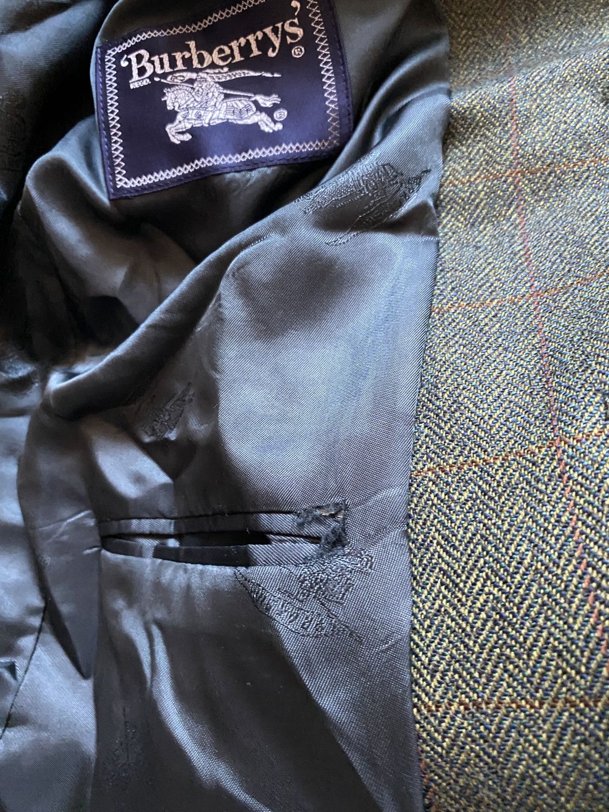 Burberry Vintage blazers Burberrys burberry Hirmer monogram 90s Size 50L - 8 Thumbnail