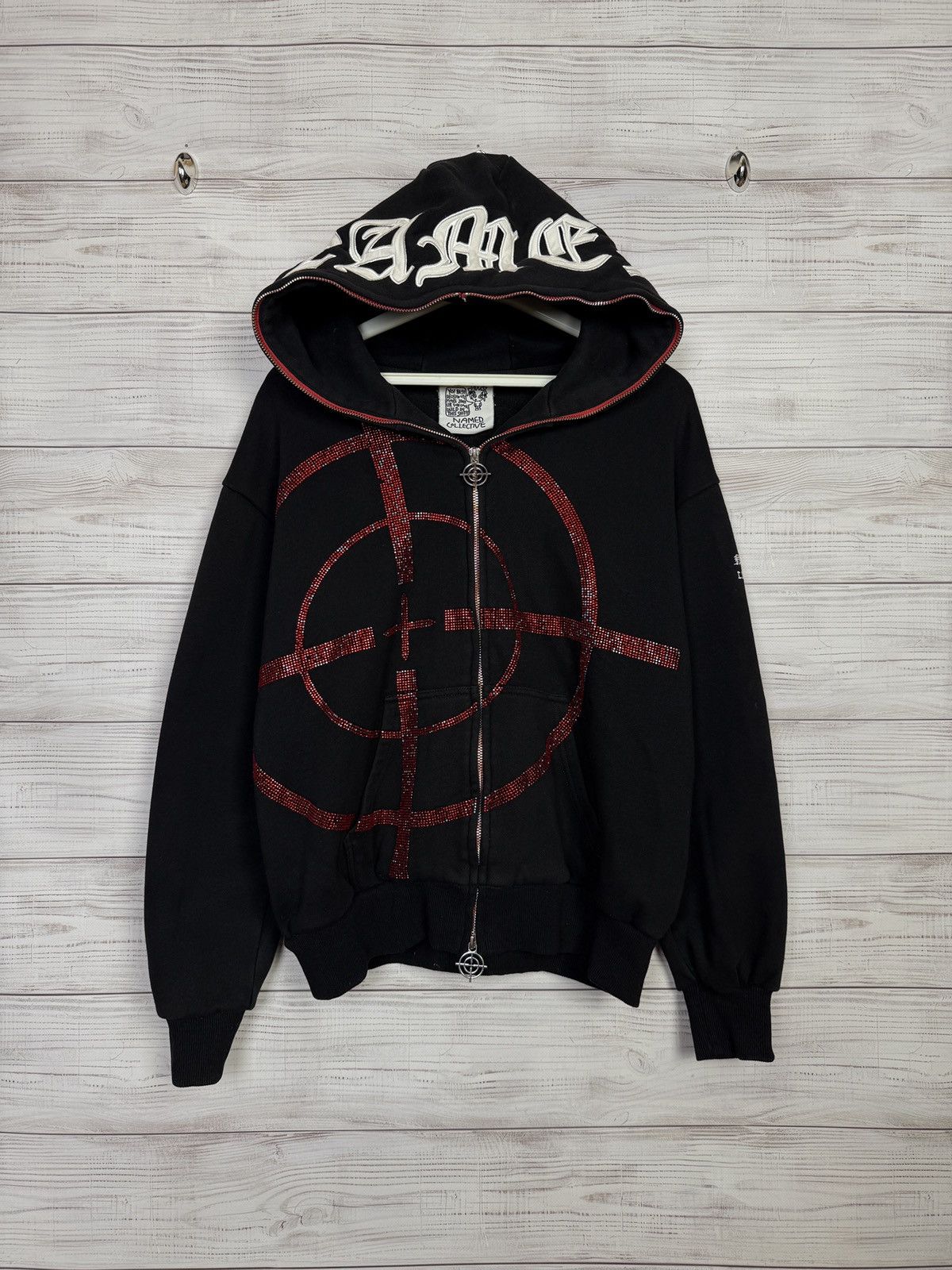 Named Collective Named Collective Mission Zip Hoodie Black/Red Target Size US M / EU 48-50 / 2 - 1 Thumbnail