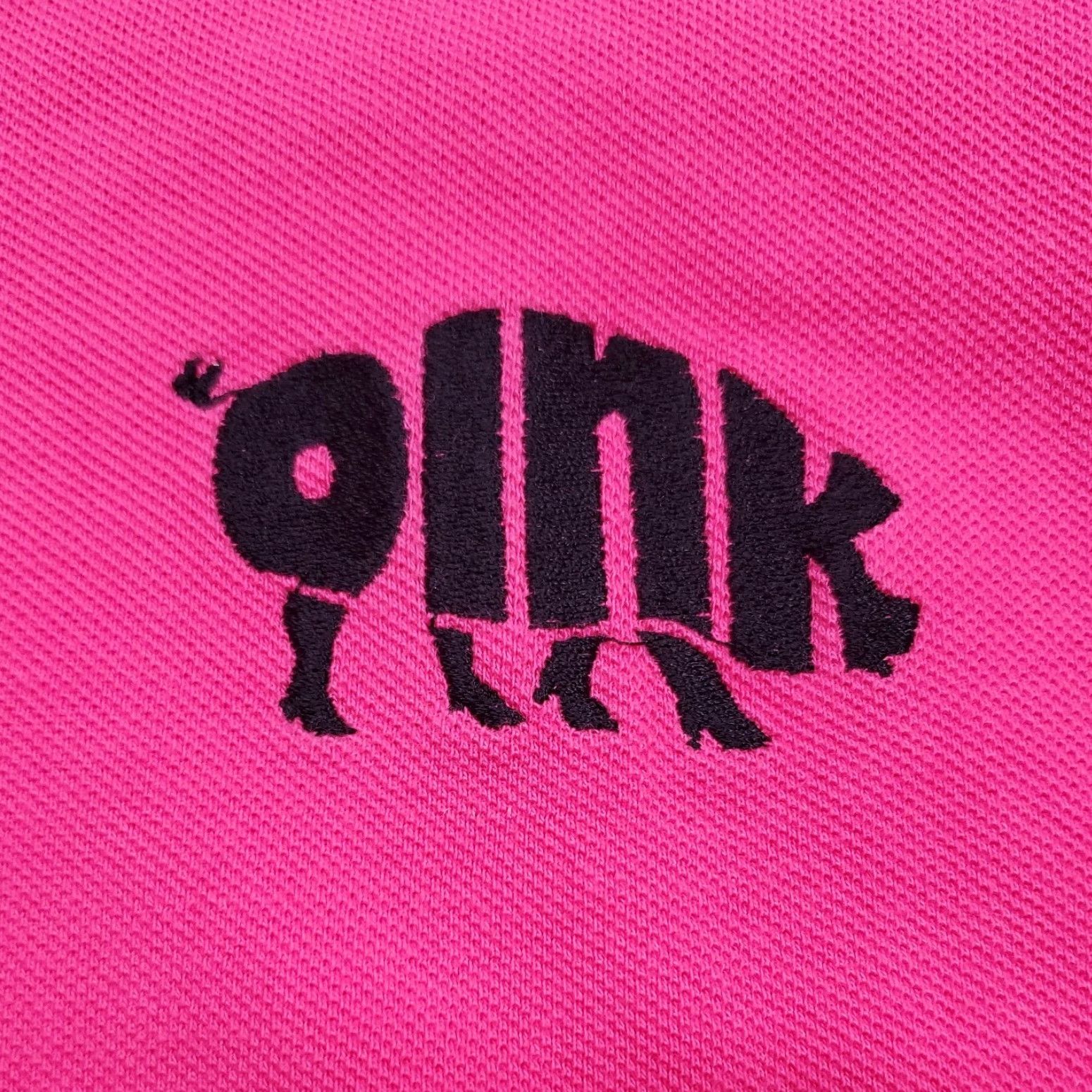 Vintage Henbury Polo Shirt Mens XL Pink OINK Logo Golf Size US XL / EU 56 / 4 - 4 Thumbnail
