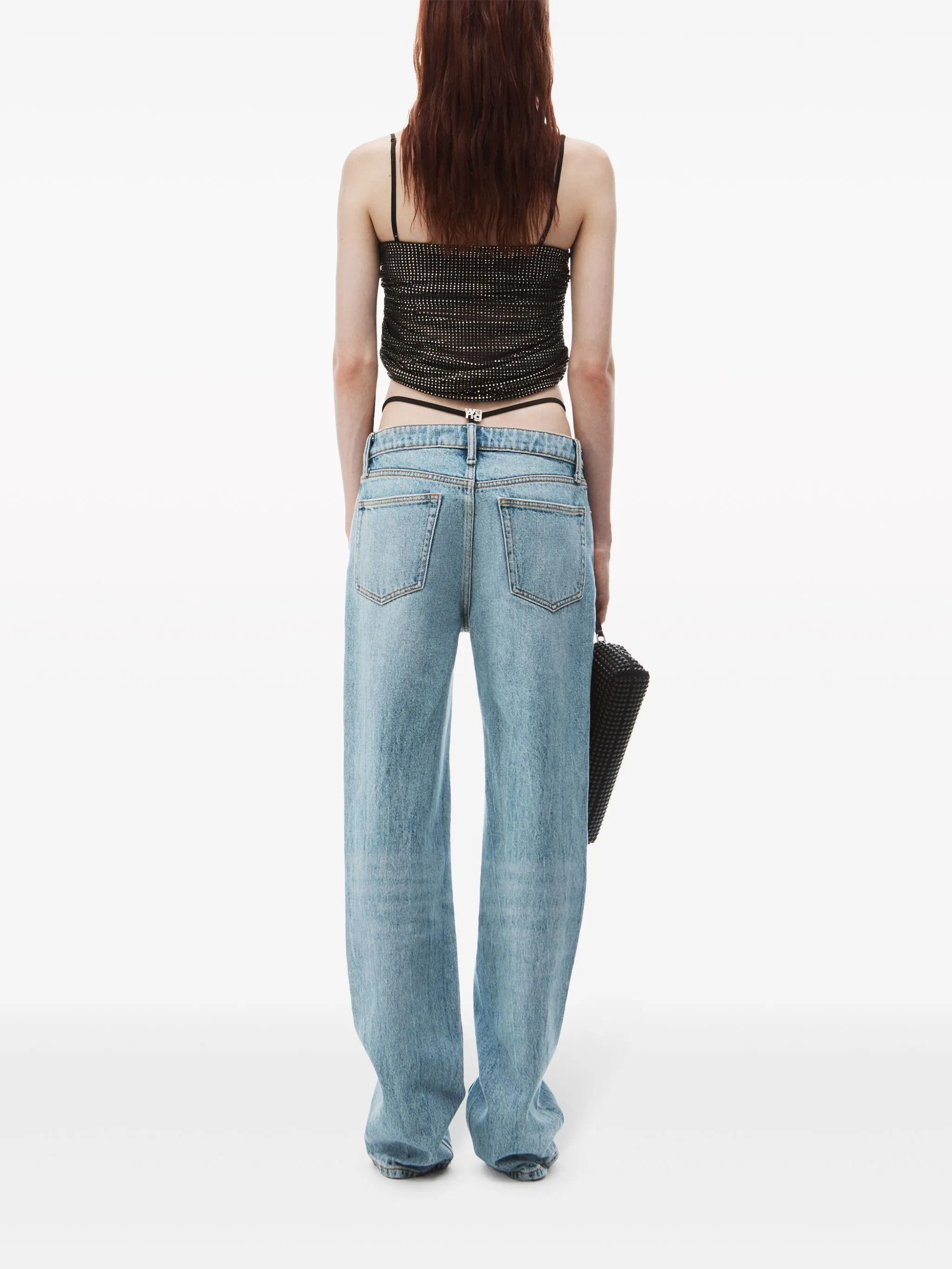 Alexander Wang o1s22i1n0225 Straight Jeans in Blue Size 26" / US 2 / IT 38 - 4 Thumbnail