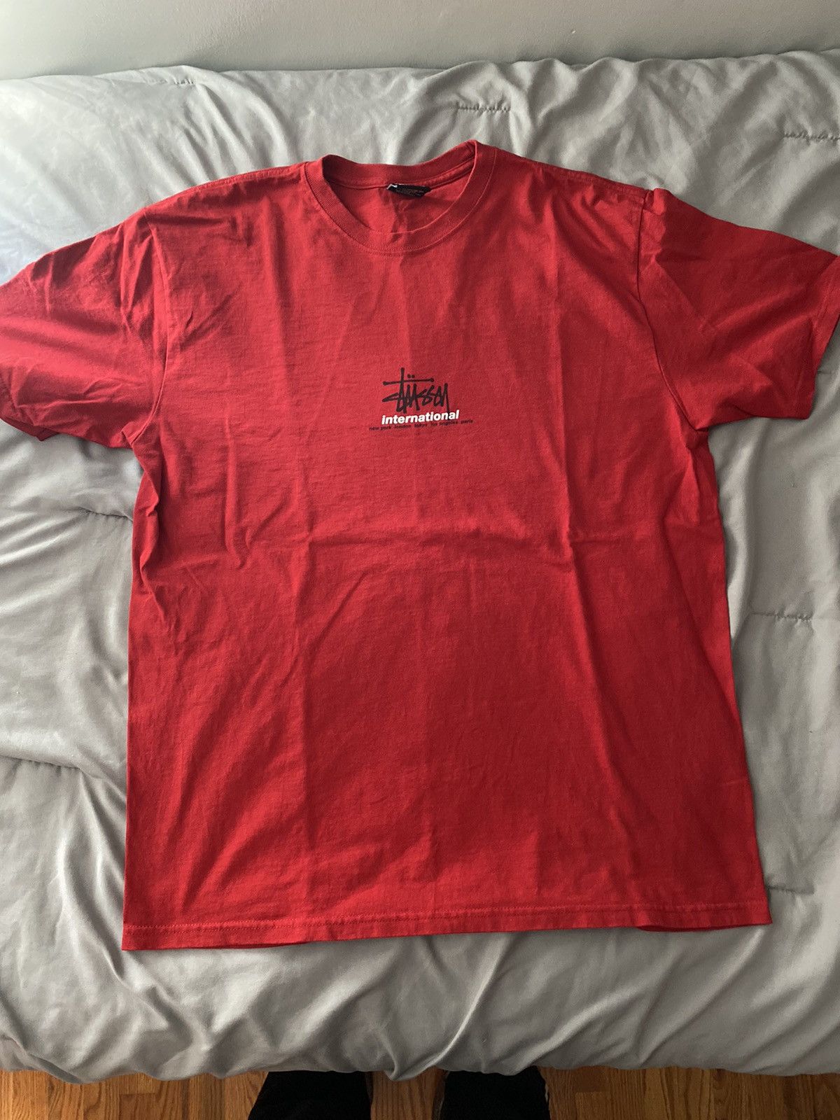Stussy Stüssy international logo print tee Size US L / EU 52-54 / 3 - 1 Thumbnail