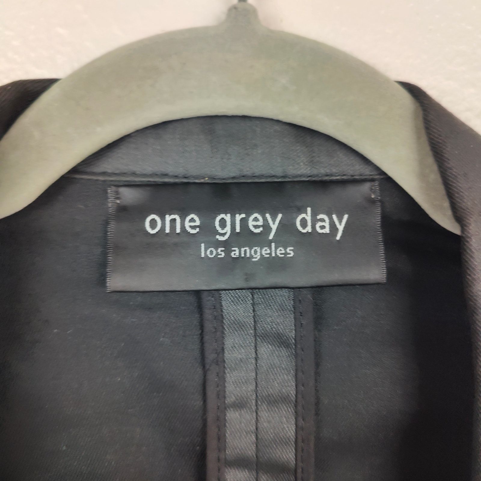 Other One Grey Day Open Fit Blazer Womens Medium Black Cotton Size M / US 6-8 / IT 42-44 - 3 Thumbnail