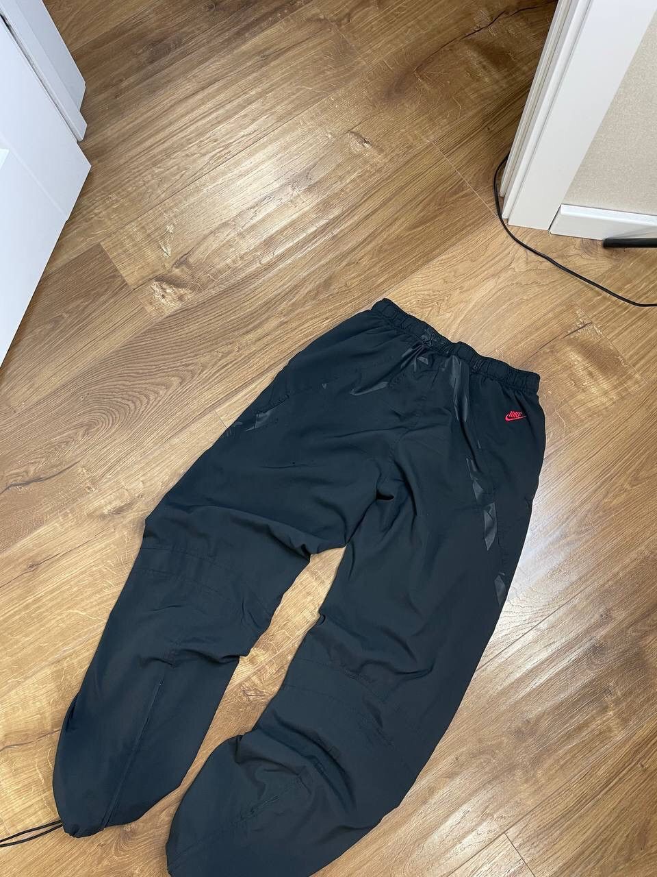 Nike × Vintage Vintage Nike Y2K Style 90’s Black Nylon Drill Pants Joggers Size US 32 / EU 48 - 16 Thumbnail