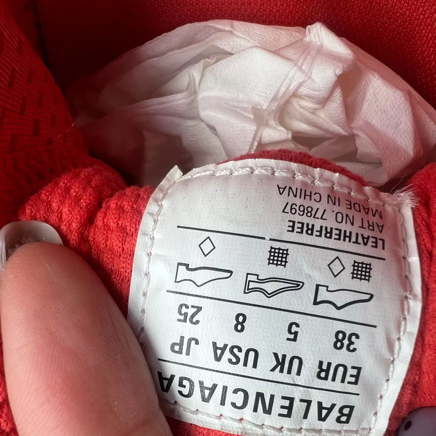 Balenciaga Balenciaga 3XL Crazy Strap Red 38 Worn Once Size US 7.5 / IT 37.5 - 4 Thumbnail