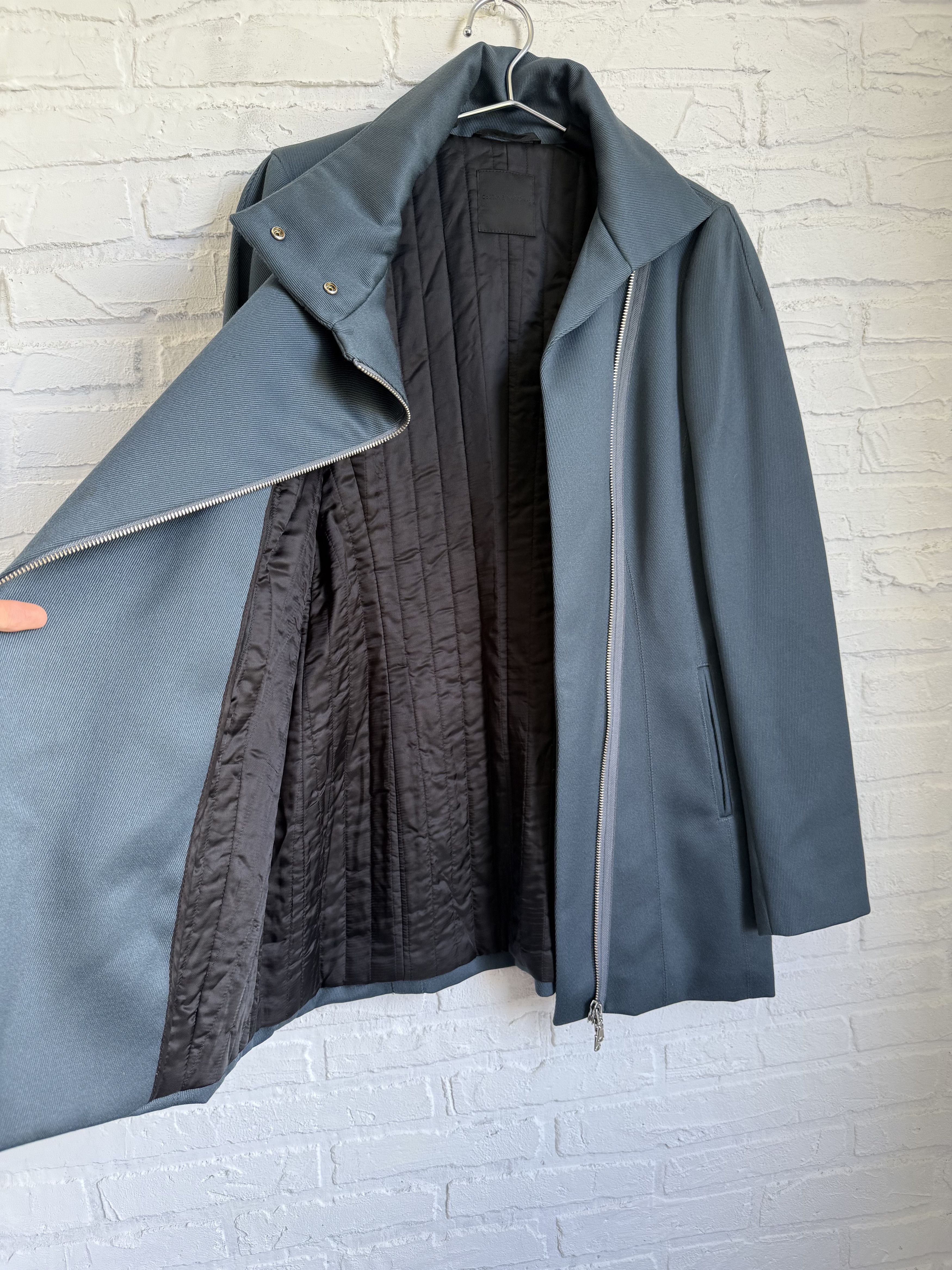 Costume National Costume National Asymmetric Wool Jacket Coat Size M / US 6-8 / IT 42-44 - 8 Thumbnail