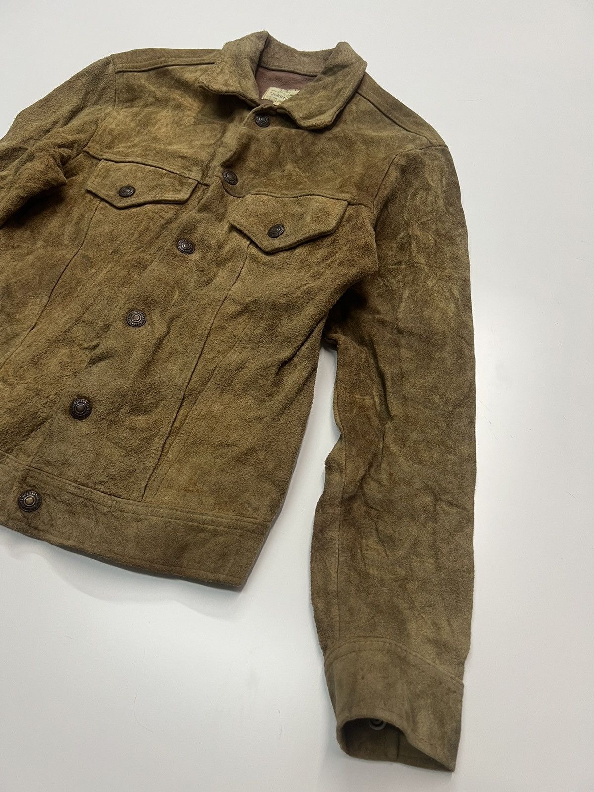 Johnbull JOHN BULL LEATHER TRUCKER JACKET Size US S / EU 44-46 / 1 - 4 Thumbnail