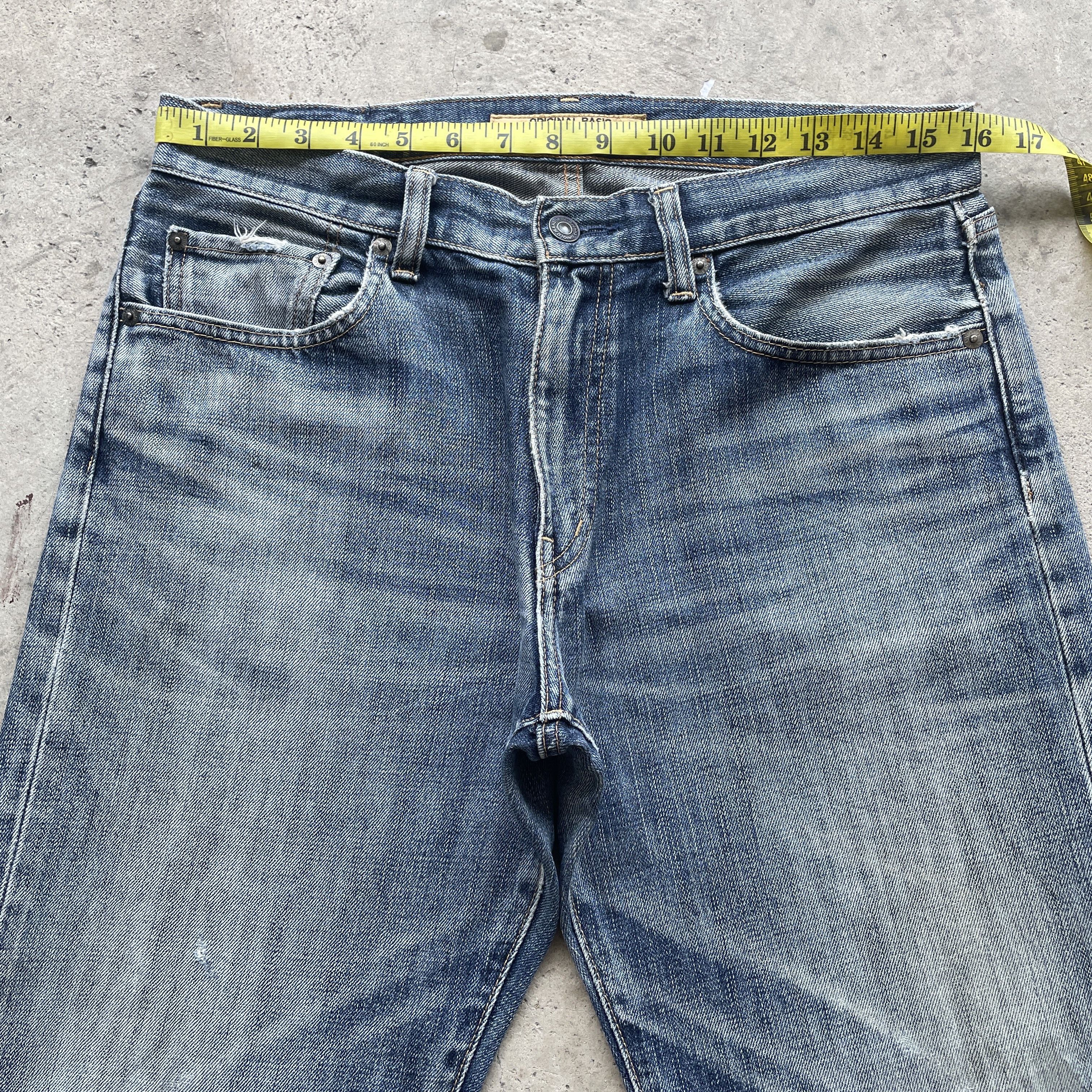 Japanese Brand VINTAGE JAPANESE JEANS FADED DISTRESSED PANTS DENIM W32 Size US 32 / EU 48 - 5 Thumbnail
