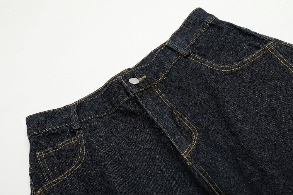 Men´s loose graffiti print wide-leg scimitar jeans Bottoms