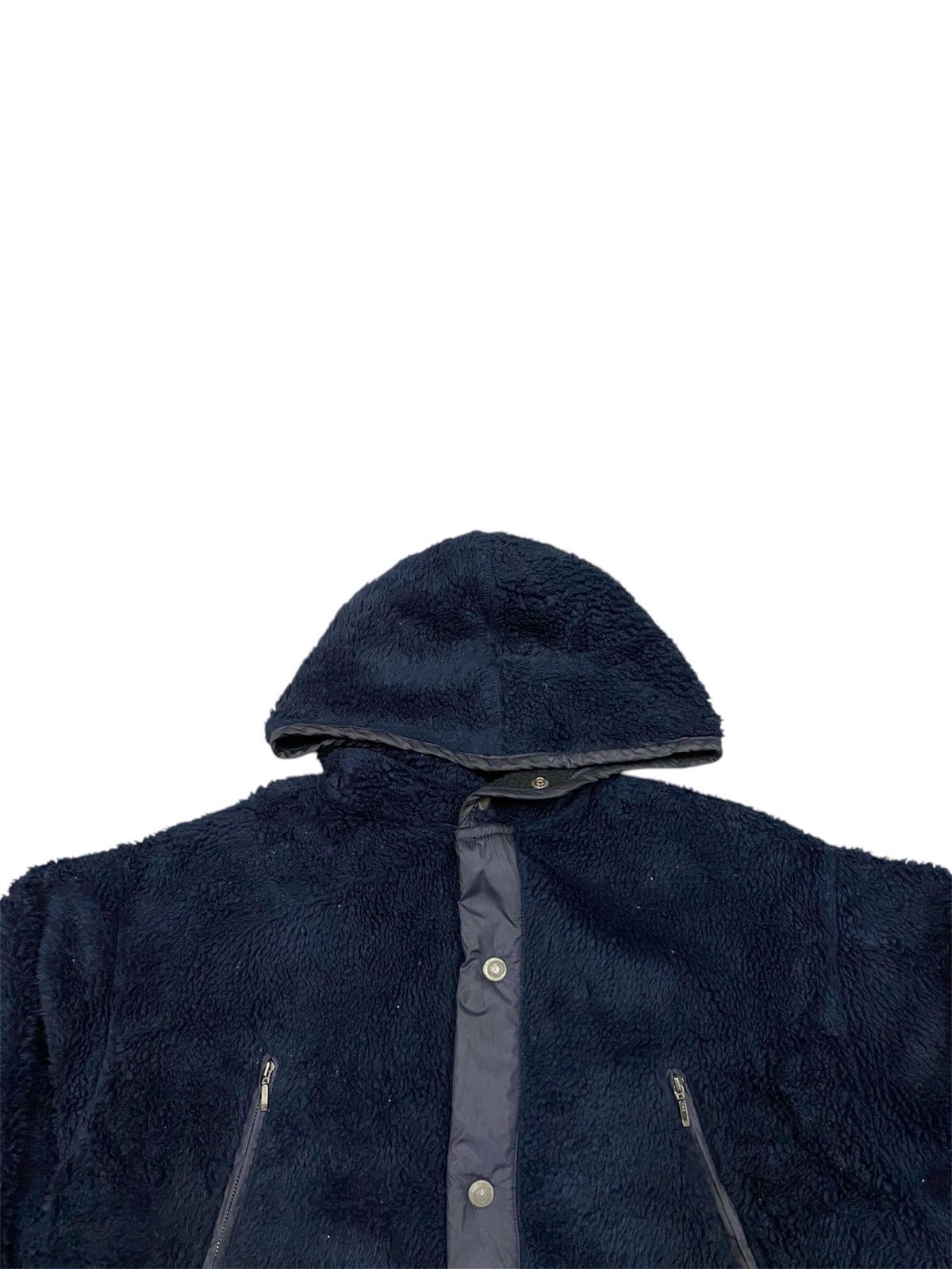 45rpm Rare Vtg 45RPM Long Jacket Fleece Blue Size US L / EU 52-54 / 3 - 4 Thumbnail