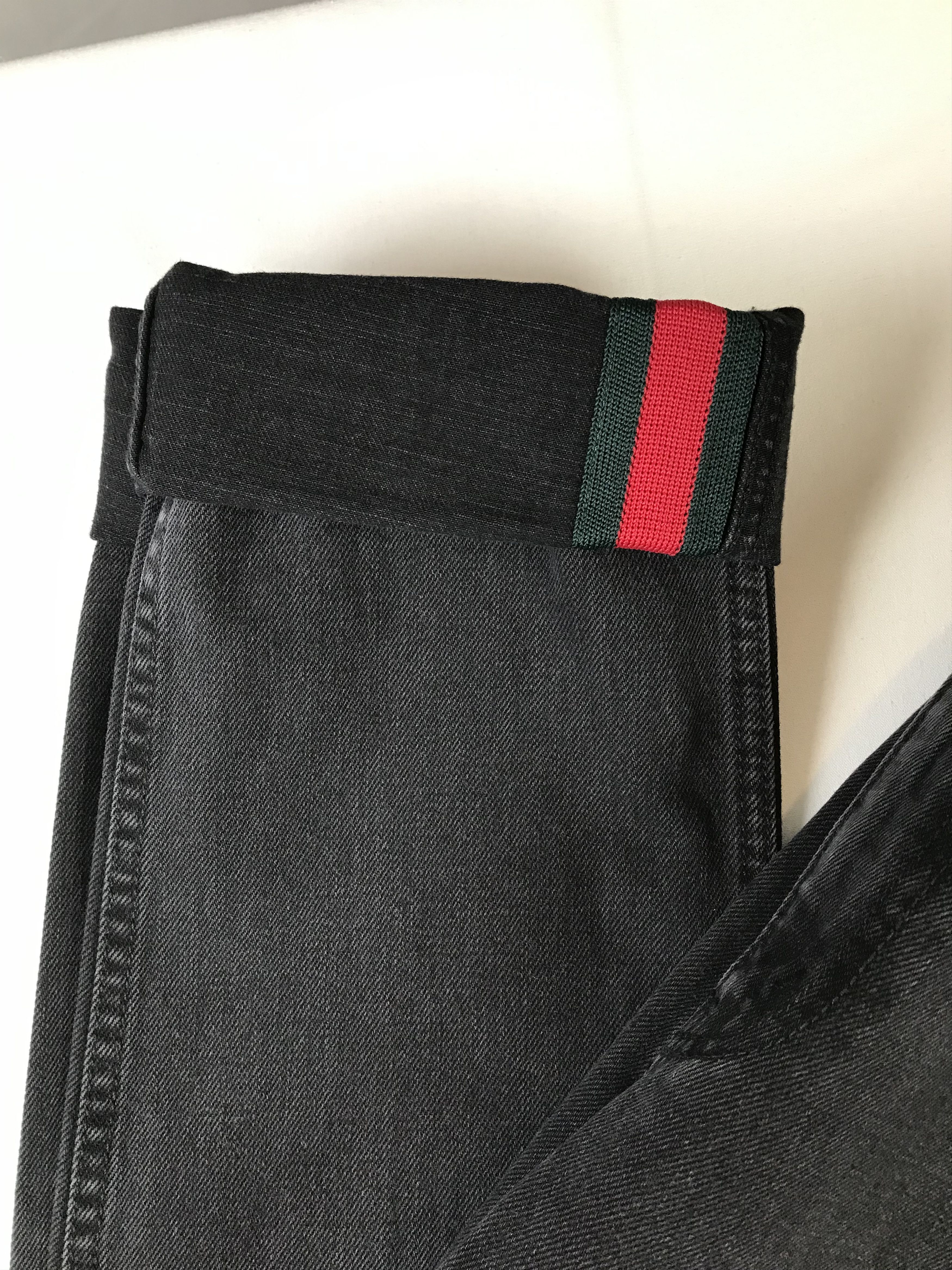 Gucci Men's Classic Gucci Black Jeans Size US 34 / EU 50 - 8 Thumbnail