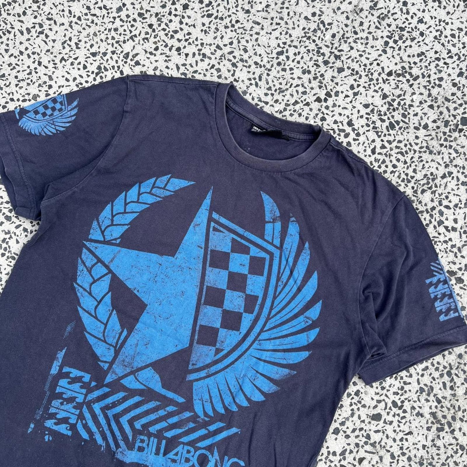 Billabong Billabong Men's Blue and Navy Tshirt Size US L / EU 52-54 / 3 - 2 Thumbnail