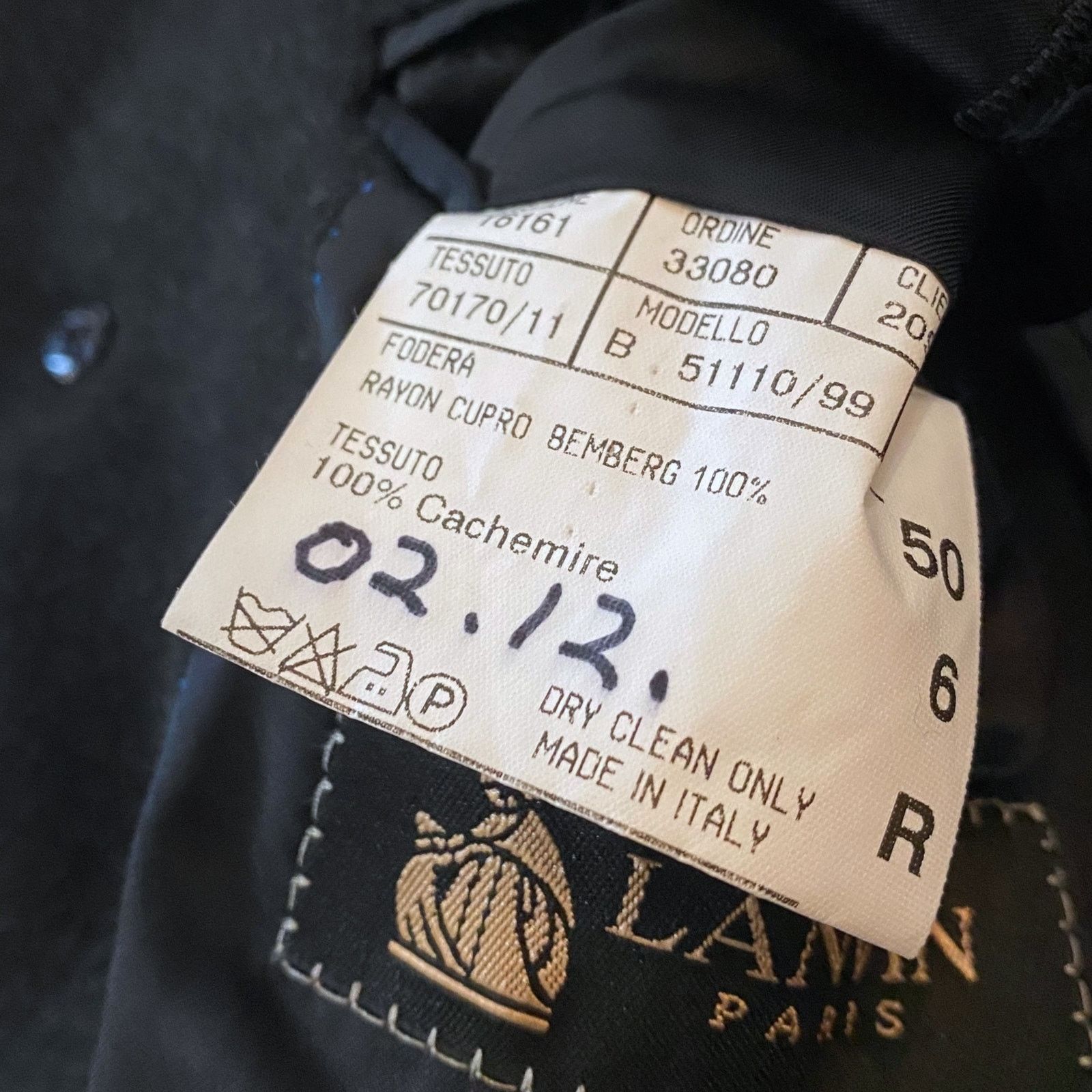 Lanvin Lanvin 100% Cashmere Overcoat Size US M / EU 48-50 / 2 - 7 Thumbnail