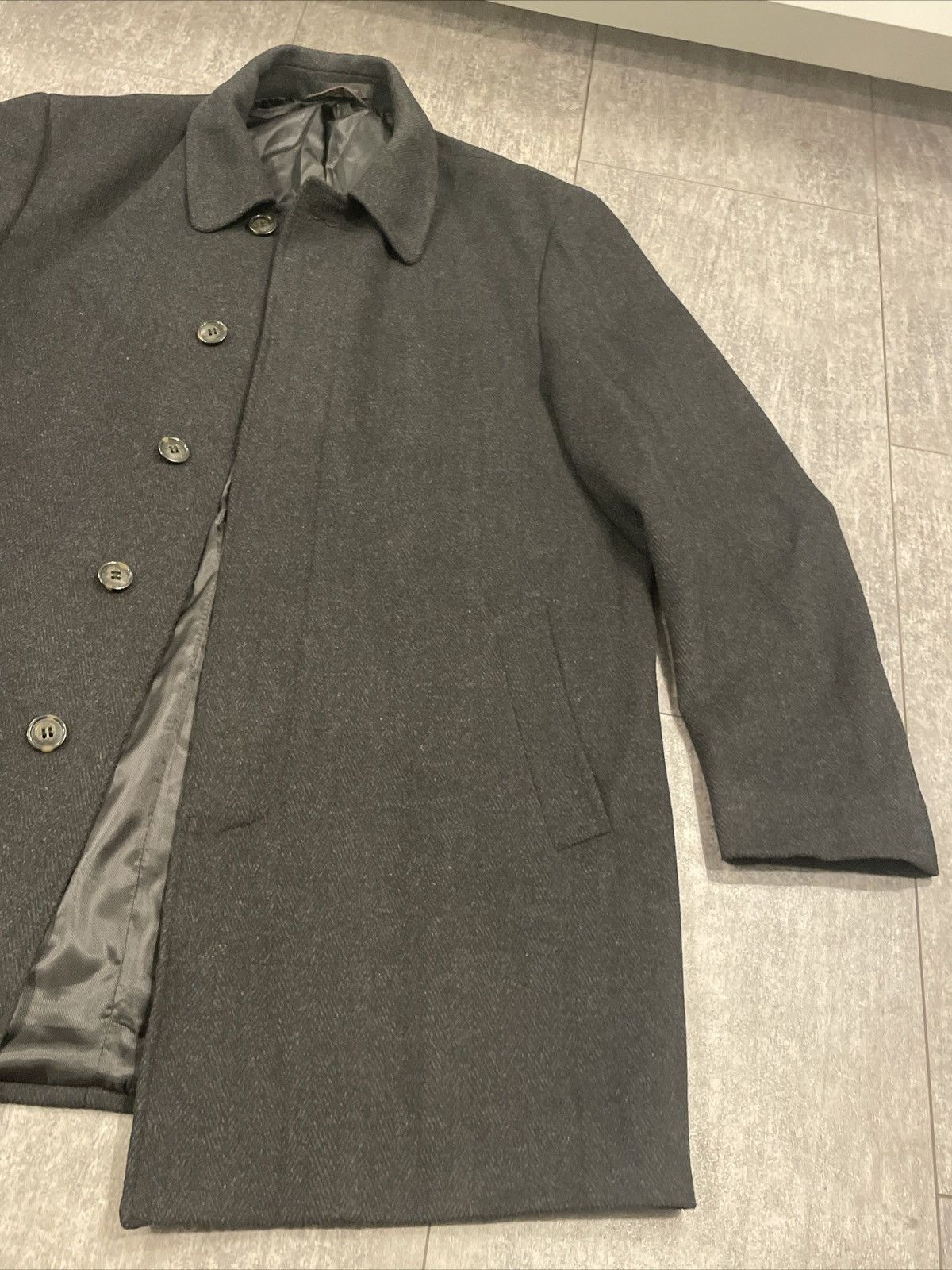Lauren Ralph Lauren Lauren Ralph Lauren Button Front Overcoat Jacket 44L Size US L / EU 52-54 / 3 - 3 Thumbnail
