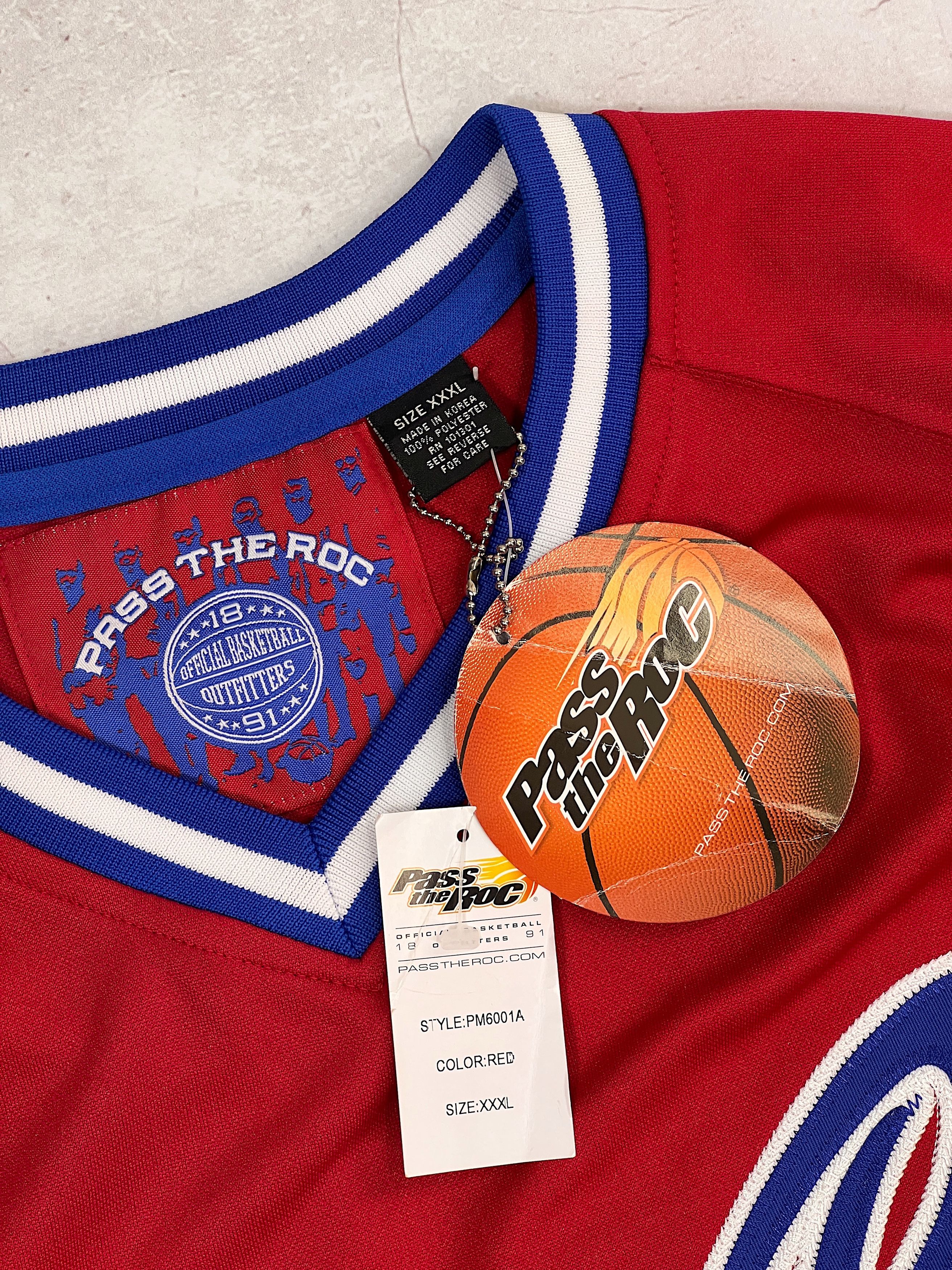 NBA Pass The Roc 1891Basketball Jersey Shirt The Legendary #18 Size US XXL / EU 58 / 5 - 7 Thumbnail