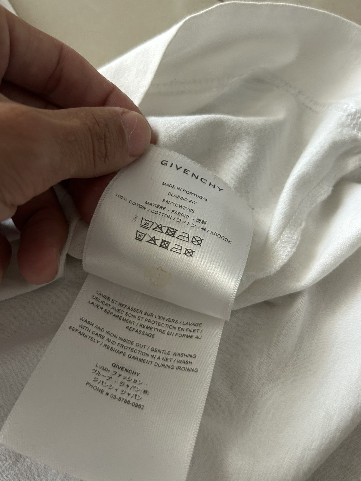 Givenchy Givenchy College Logo Tee Size US S / EU 44-46 / 1 - 5 Thumbnail